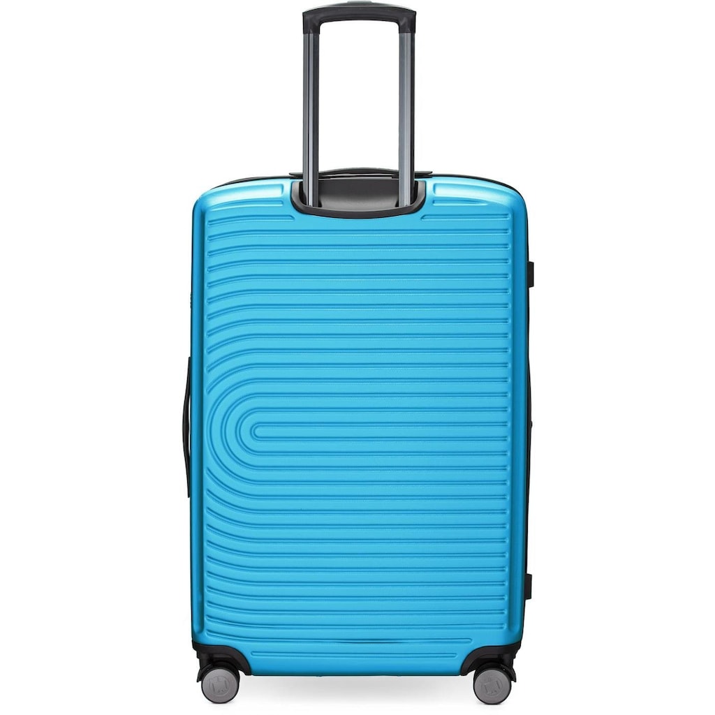 Hauptstadtkoffer Hartschalen-Trolley »Mitte, 77 cm, cyanblau«, 4 Rollen