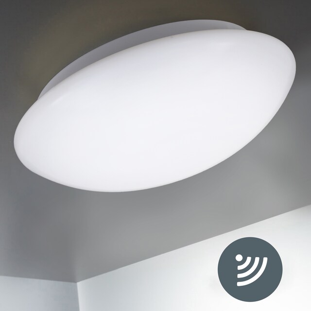 B.K.Licht LED Deckenleuchte, 1 flammig-flammig, LED Deckenlampe mit  Bewegungssensor 15W 1.500 Lumen 4.000K IP44,Ø28cm | BAUR