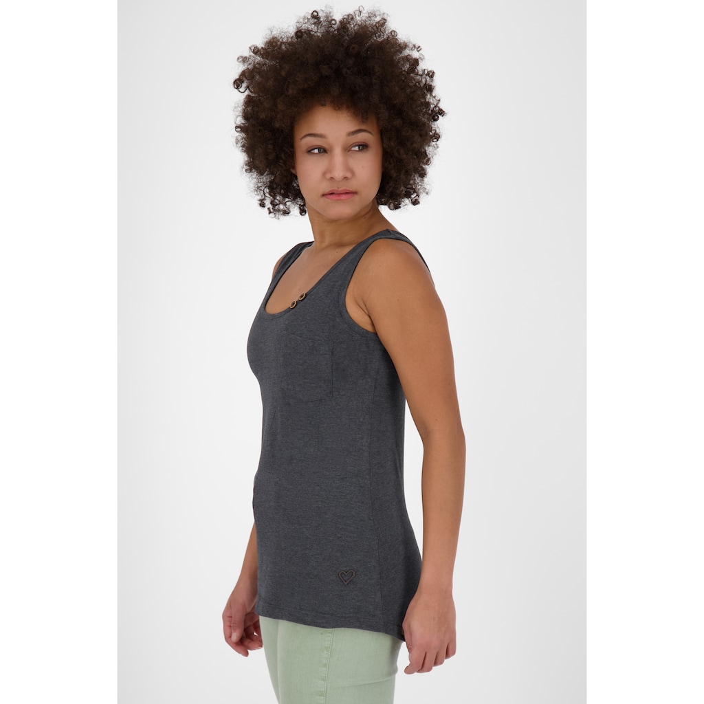 Alife & Kickin Blusentop »JennyAK A Top Damen Tanktop, Shirt«