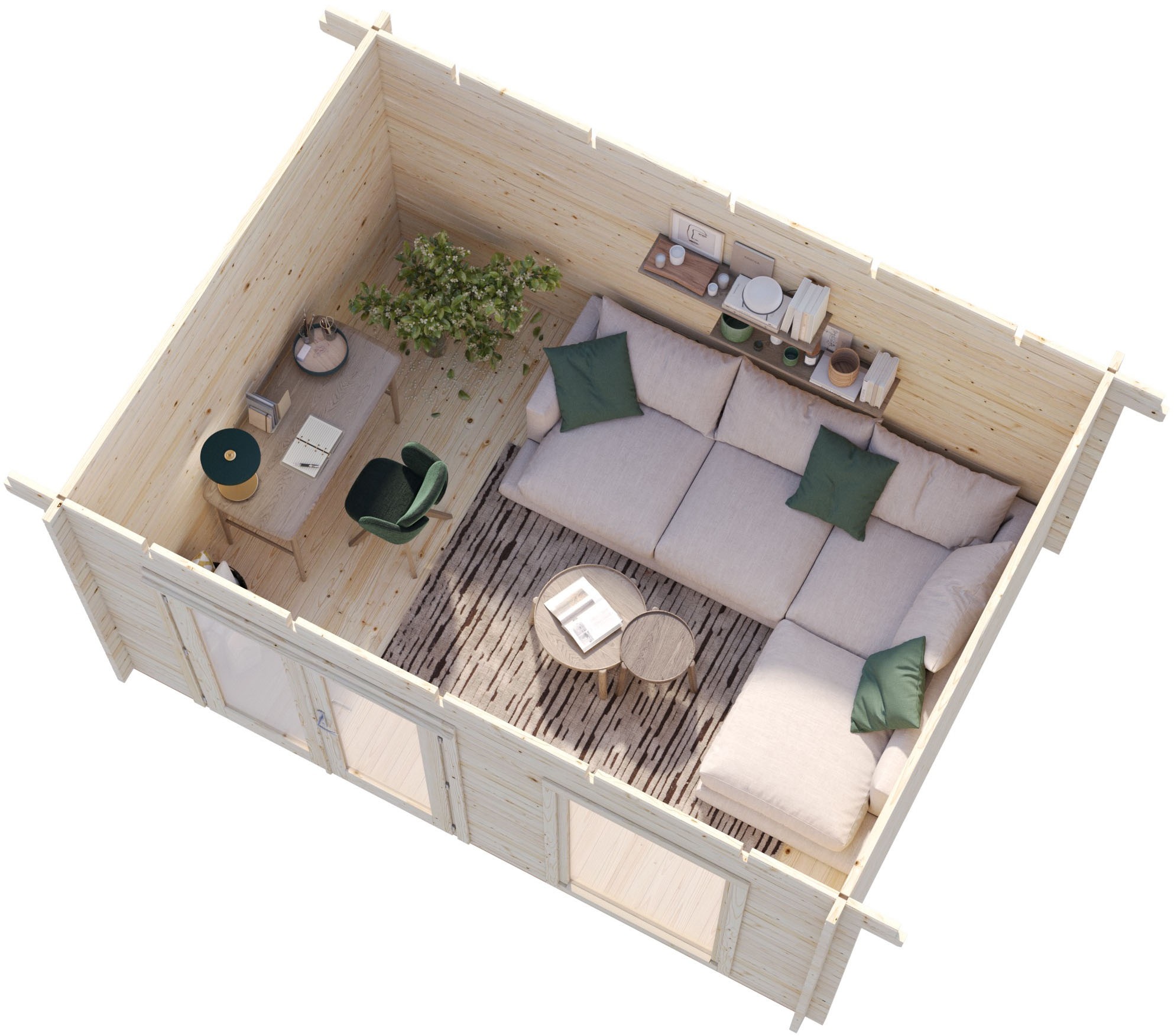 Palmako Gartenhaus »Heidi« verschiedene Farben