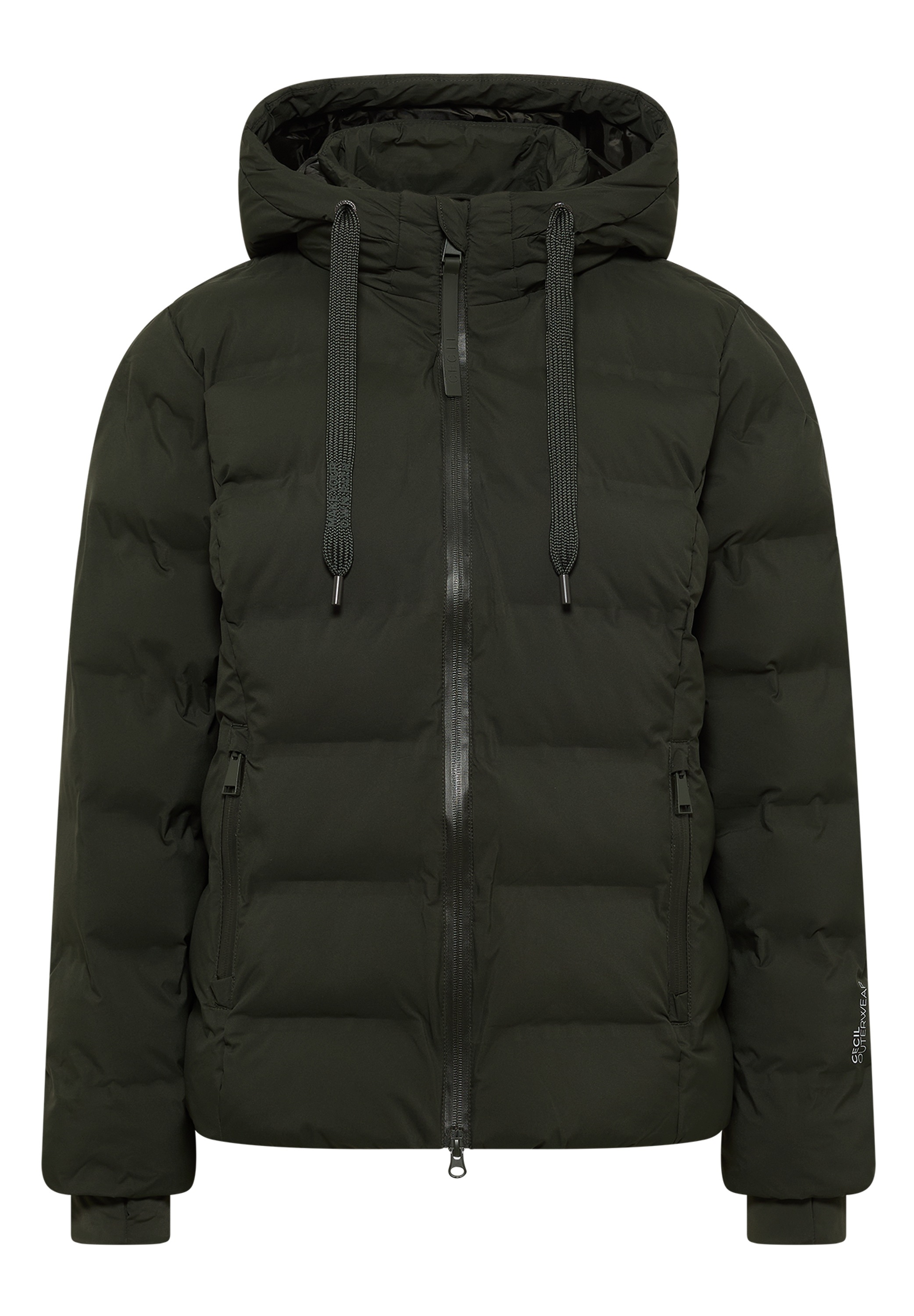 Cecil Steppjacke mit Kapuze mit Kapuze mit Tunnelzugband