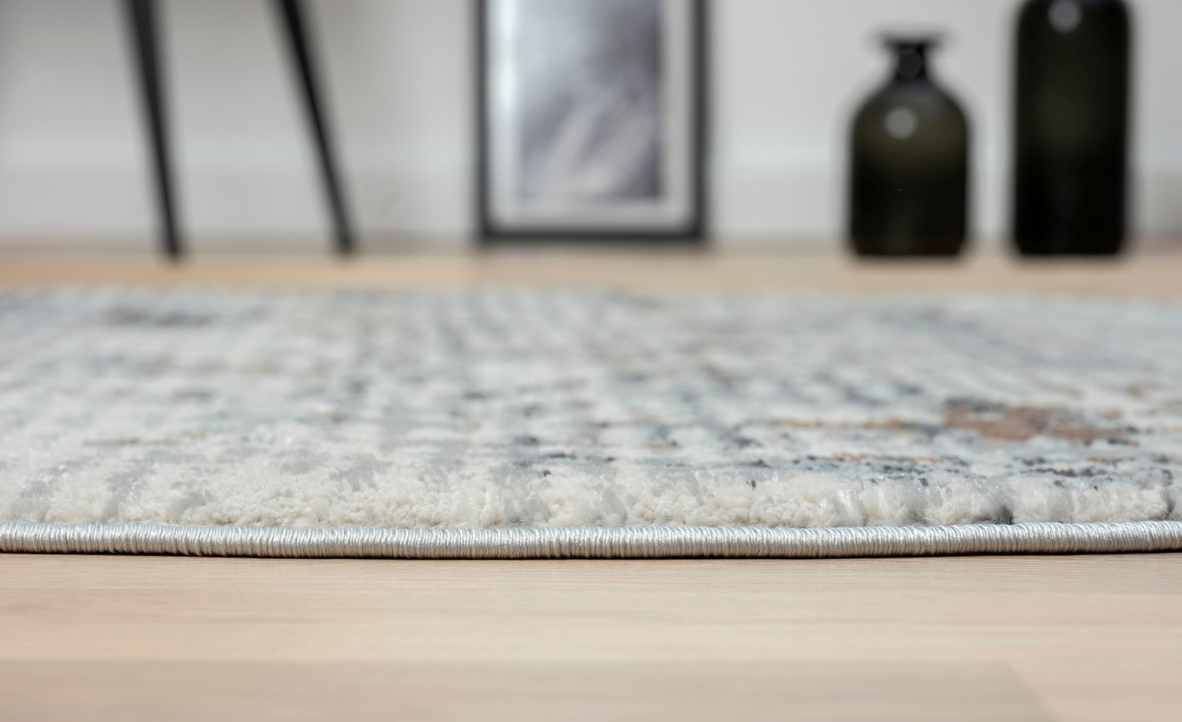 Myflair Möbel & Accessoires Teppich »My Joy«, rund, 8 mm Höhe, Kurzflor, Scandi-Design, besonders weich durch Microfaser