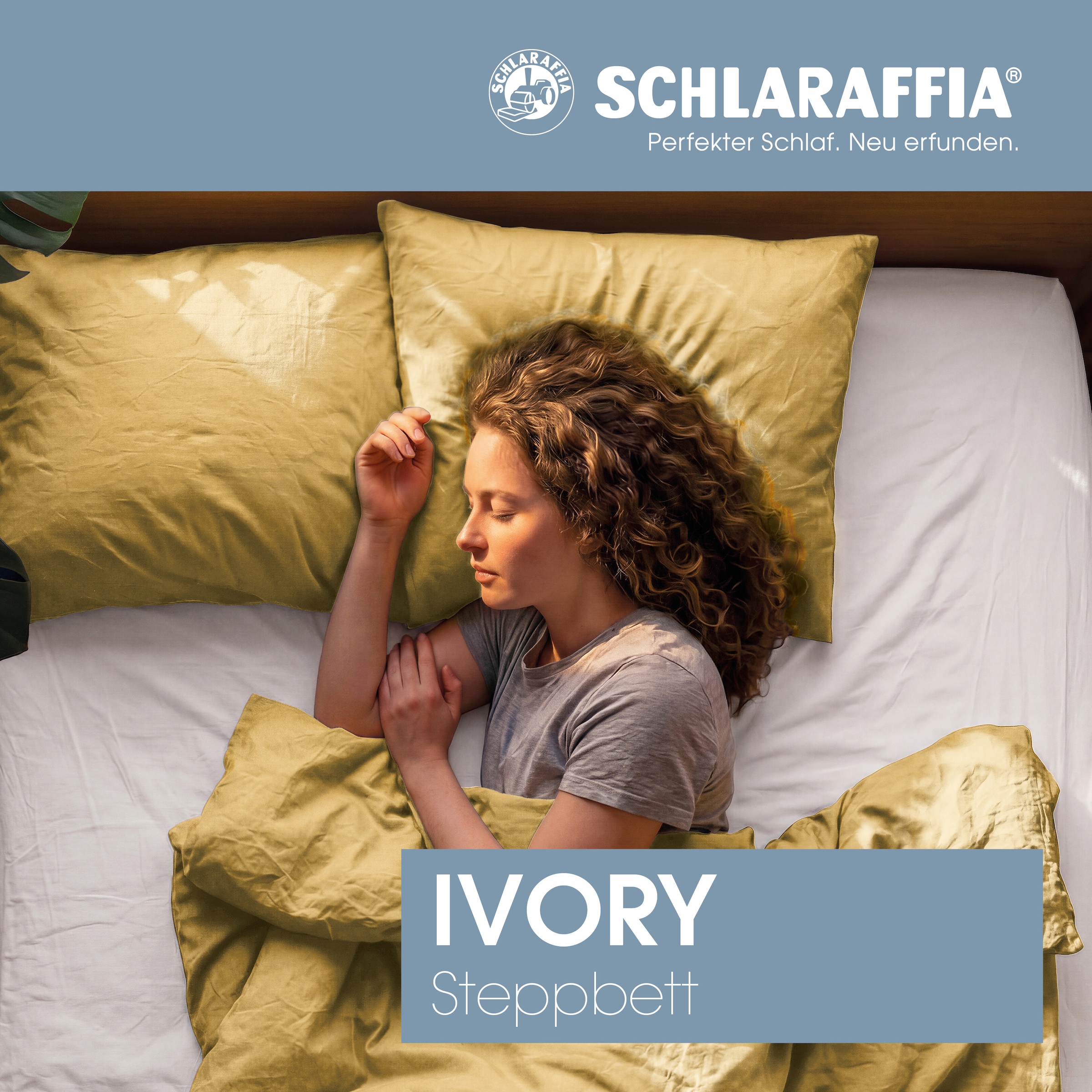 Schlaraffia Kunstfaserbettdecke »Steppbett, IVORY, Ganzjahresdecke, 4-Jahreszeiten« leicht Füllung 100 % SCHLARAFFIA® Fill Polyester-Markenhohlfaser 1 Stk. tlg. Bettdecke 135x200, 155x220 cm und weiteren Größen, Made in Germany