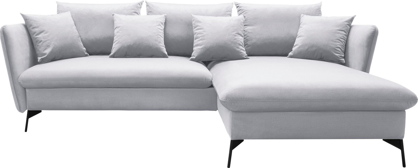 andas Ecksofa "LIVORNO,258 cm, L-Form,", Schlaffunktion u. Bettkasten (139/ günstig online kaufen