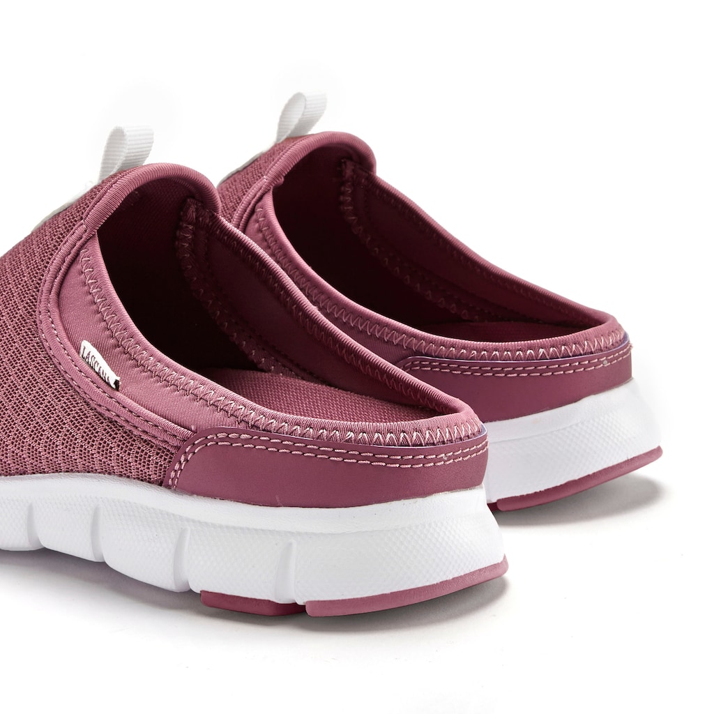 LASCANA Slip-On Sneaker, Sabot aus leichtem Mesh-Material