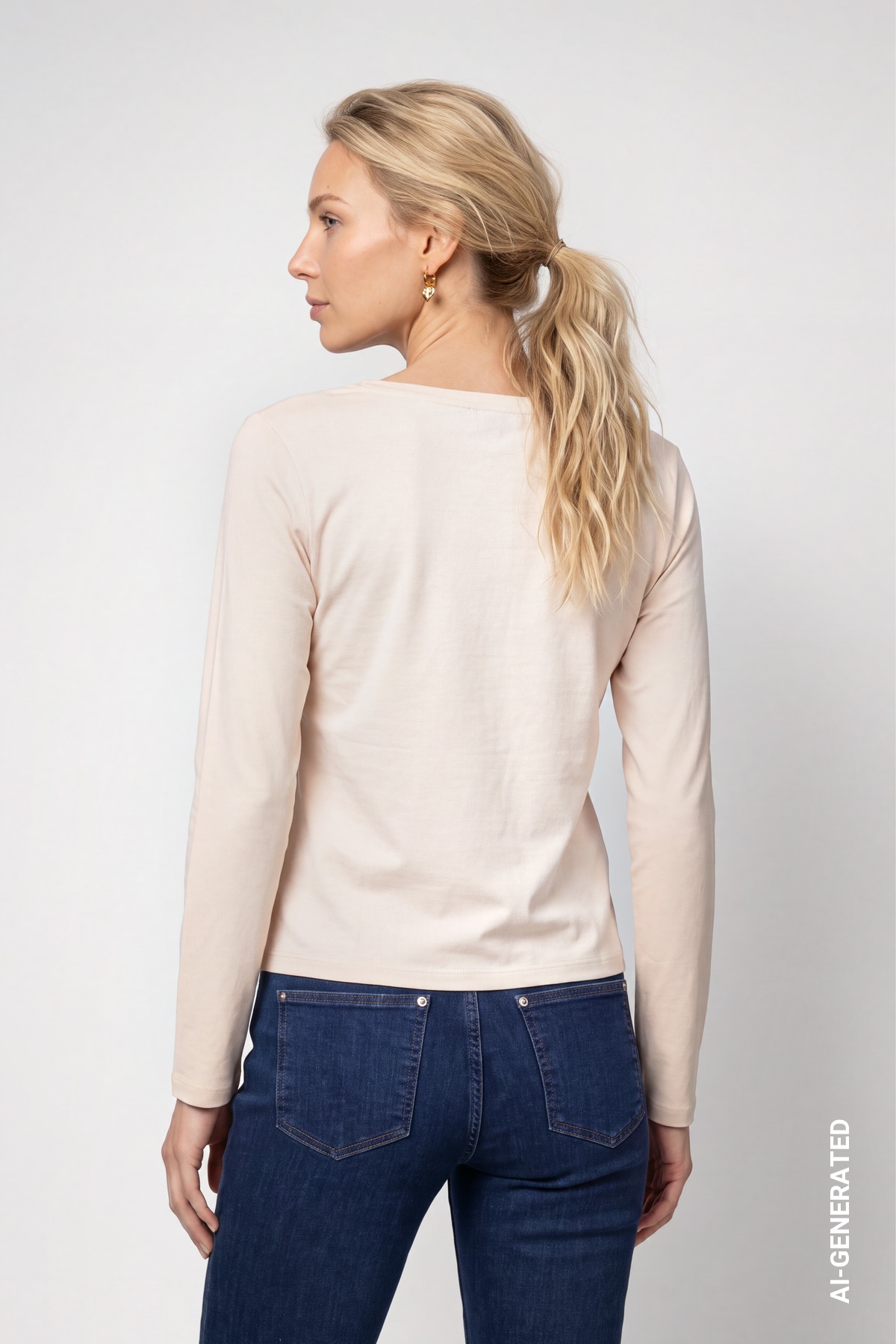Monari Langarmshirt Regular fit mit Rundhalsausschnitt