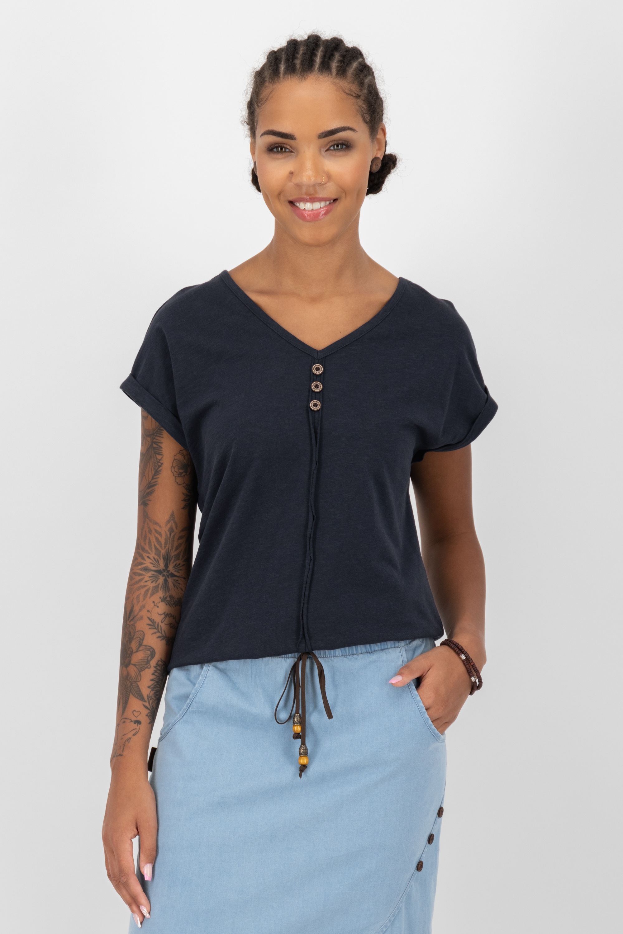 Alife & Kickin Rundhalsshirt "Damen AnaisAK A" günstig online kaufen