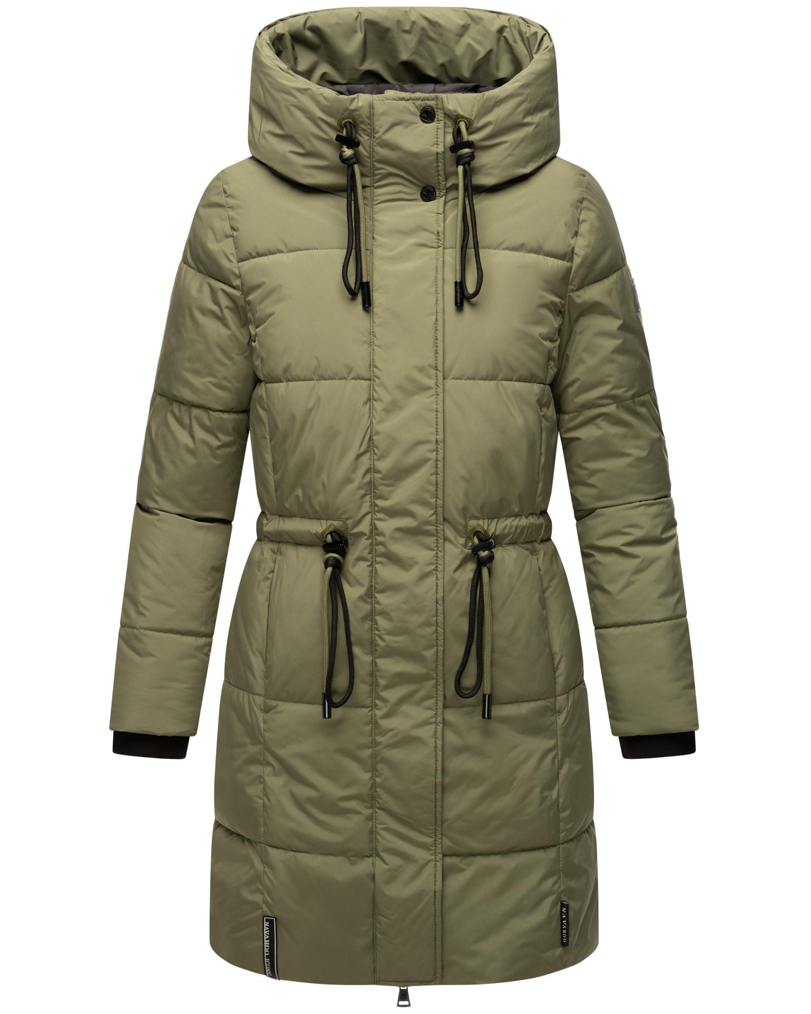 Navahoo Steppmantel "Zuckertatze XIV", Stylischer Winterparka mit verstellbarer Kapuze