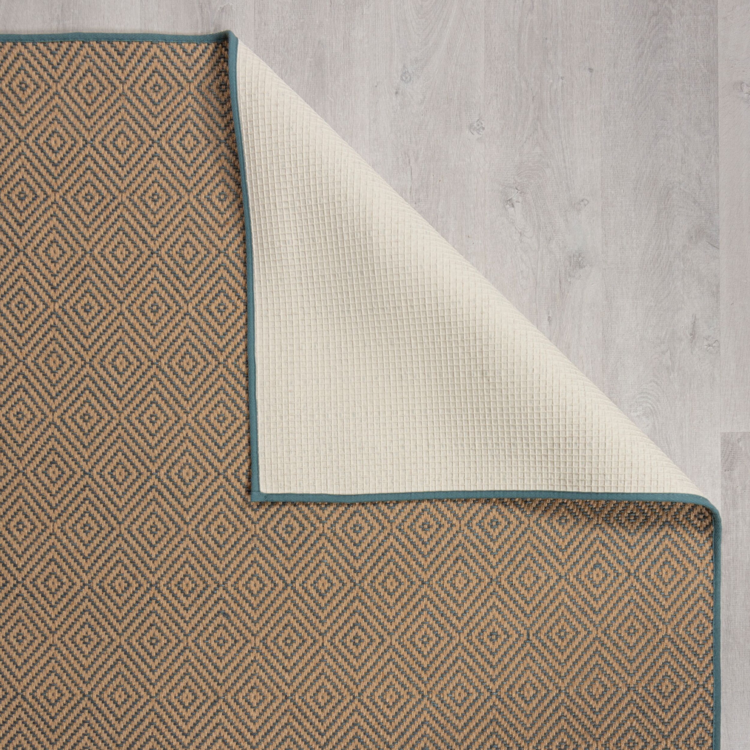 FLAIR RUGS Teppich »Jute Diamond«, rechteckig, 4 mm Höhe, Jute Teppich