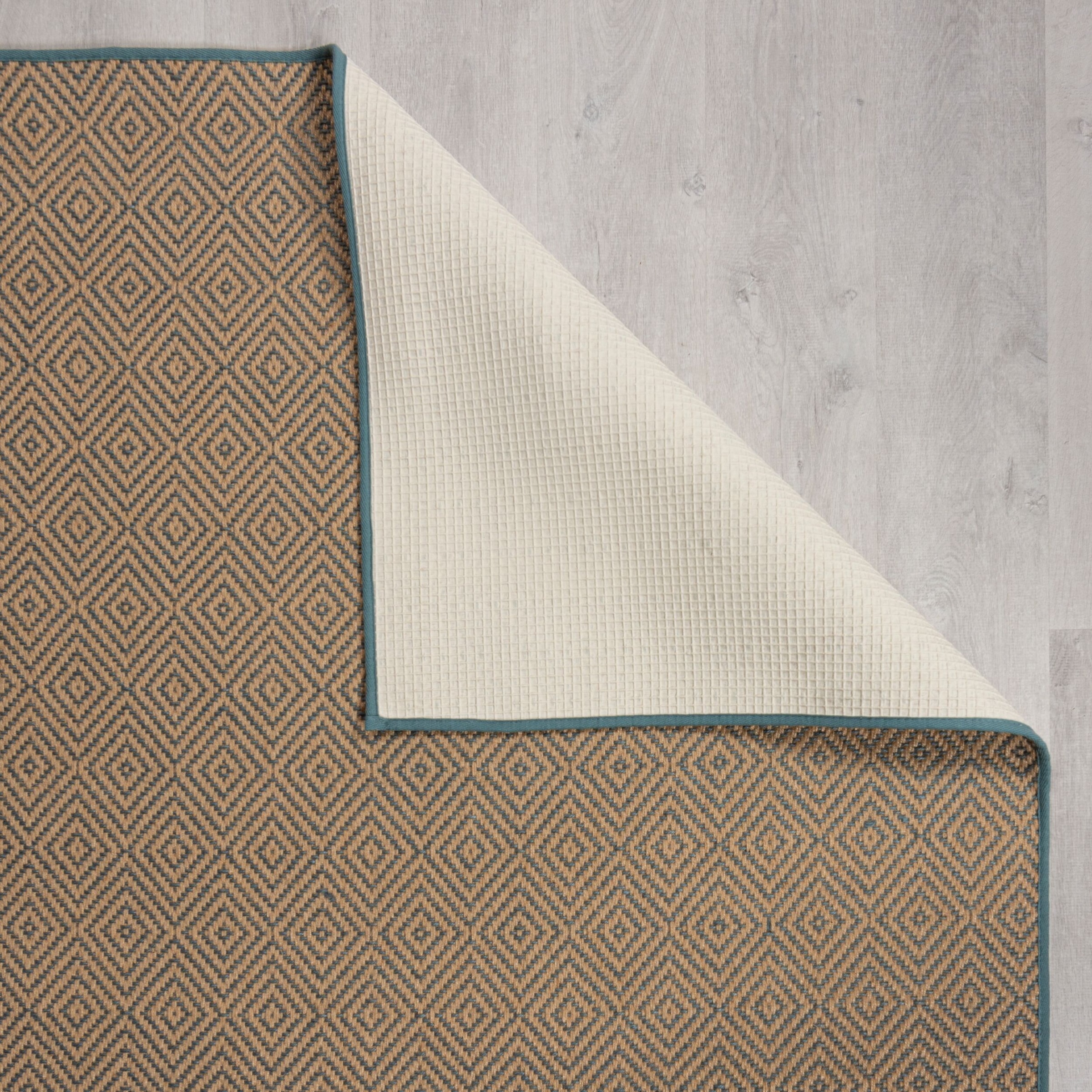 FLAIR RUGS Teppich »Jute Diamond«, rechteckig, Jute Teppich