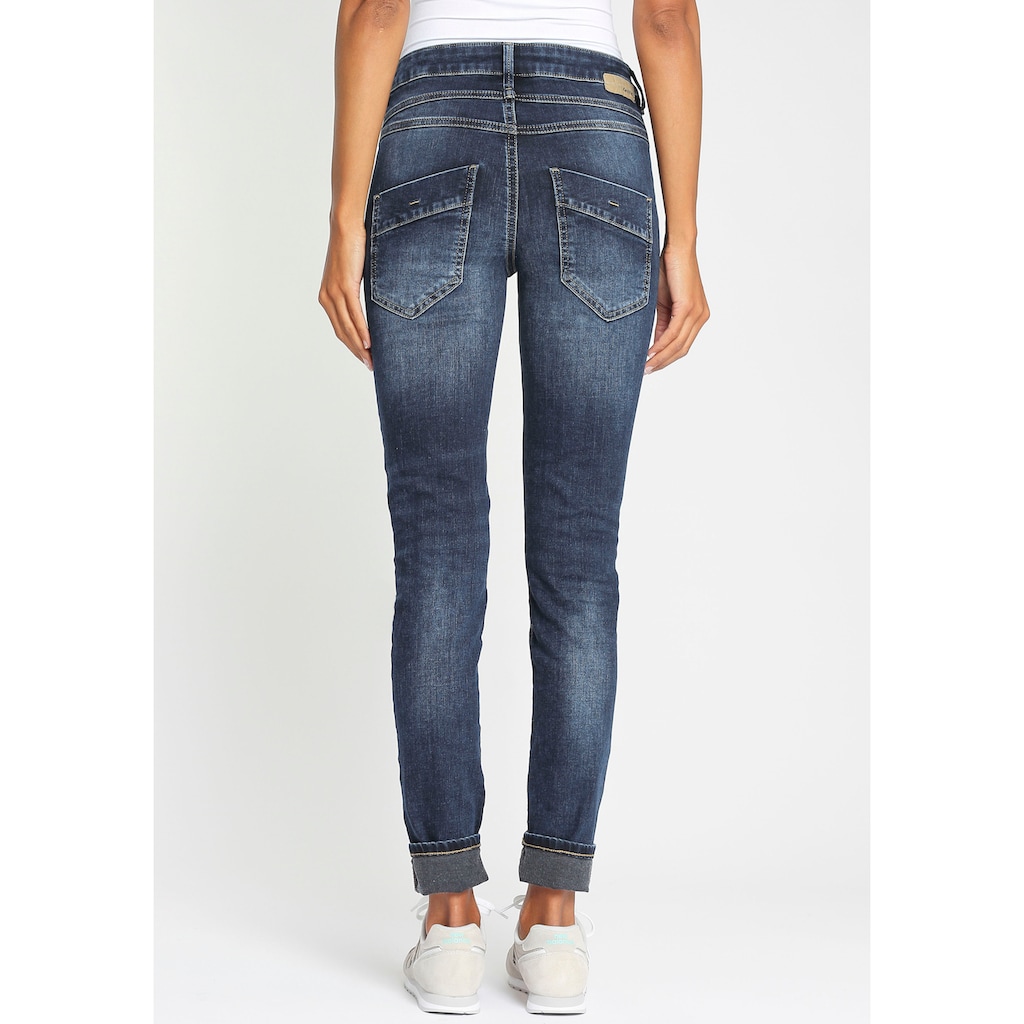 GANG Slim-fit-Jeans »94CARLI«, mit offener Knopfleiste