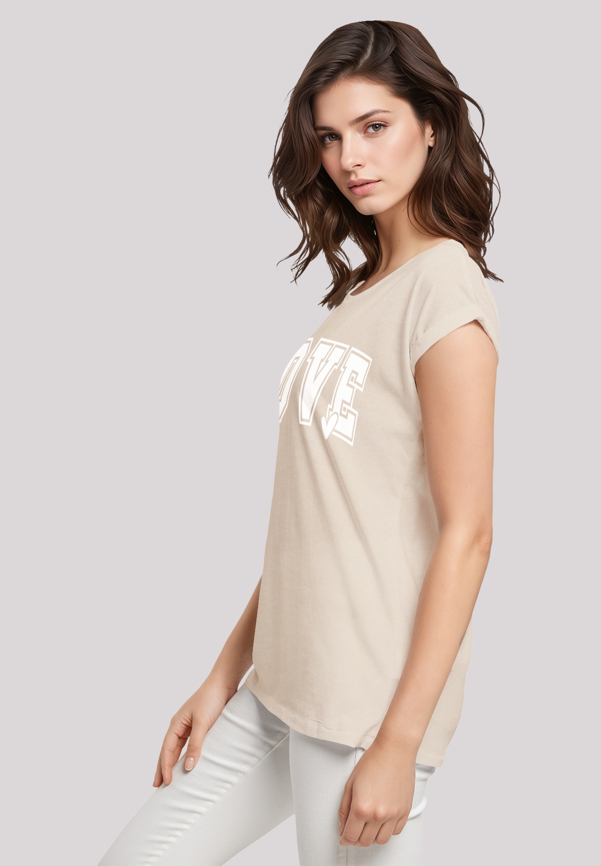 F4NT4STIC T-Shirt »Love University Valentinstag Herz«, Premium Qualität