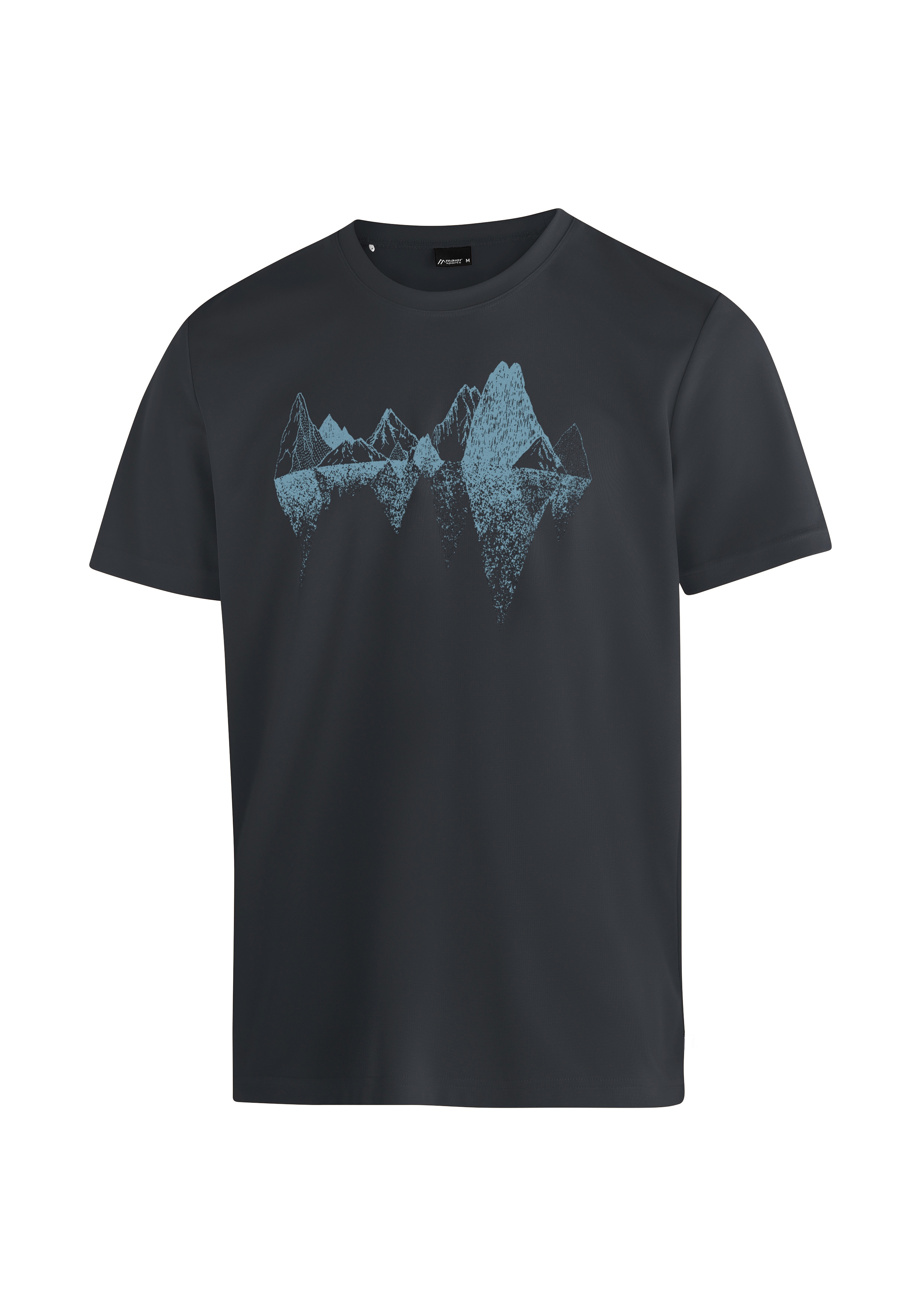 Maier Sports T-Shirt "Tilia Pique M" Herren Kurzarmshirt, leichtes Sommer Funktionsshirt, Rundhals, Reg Fit