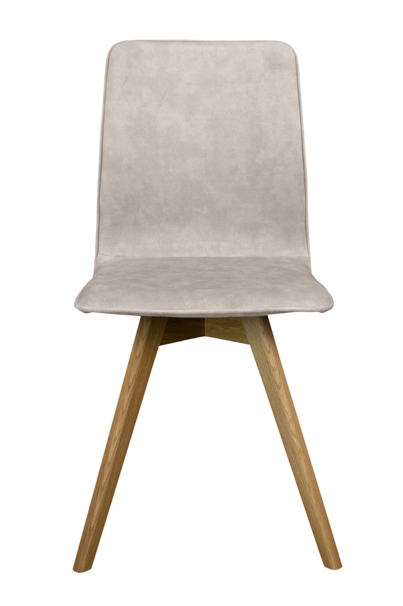 andas Esszimmerstuhl »Rania«, (Set), 2 St., Samtvelours, Massivholzgestell, mit Keder