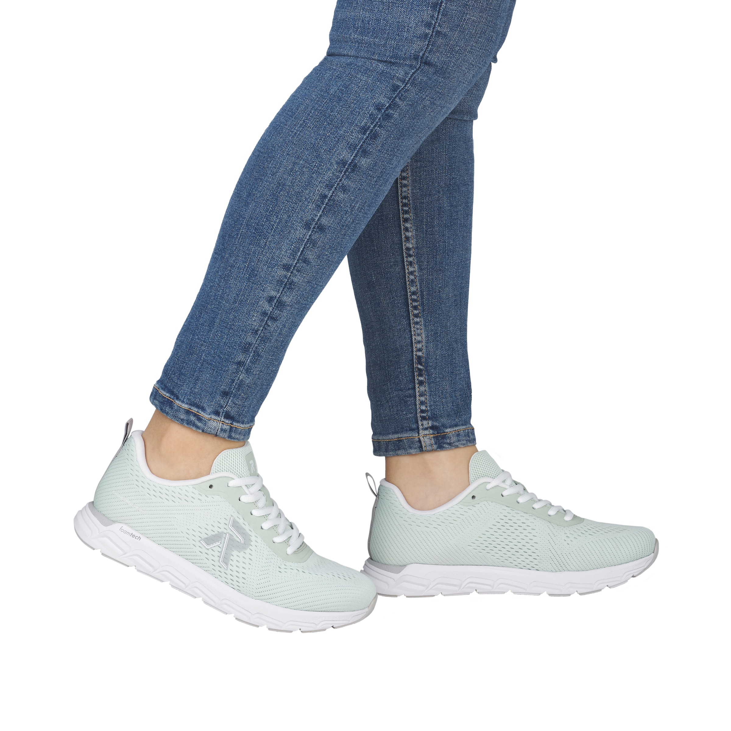 RIEKER Sport Sneaker  Freizeitschuh, Halbschuh, Schnürschuh mit herausnehmbarer Einlage