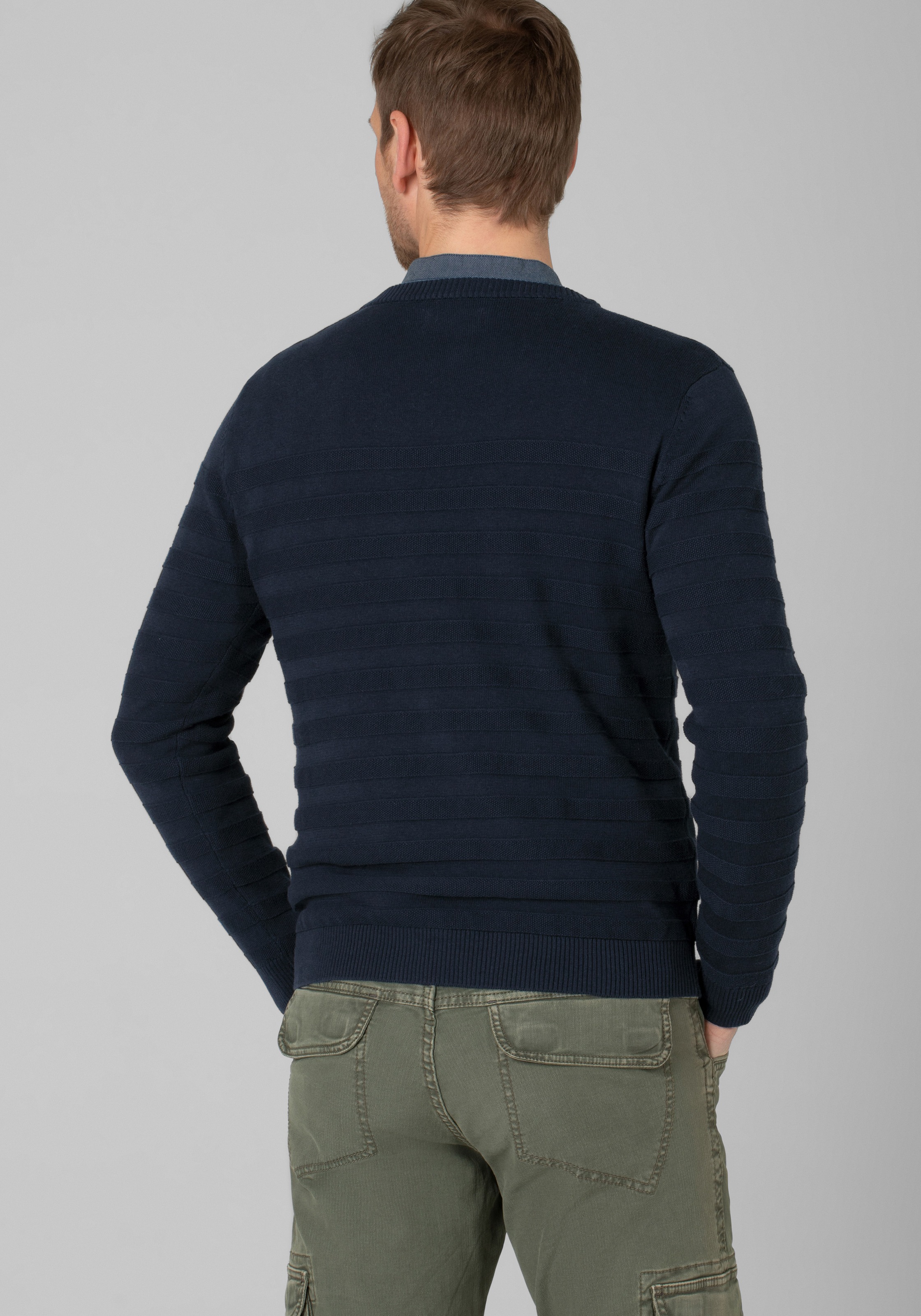 TIMEZONE Strickpullover "Striped Crewneck Sweater" günstig online kaufen