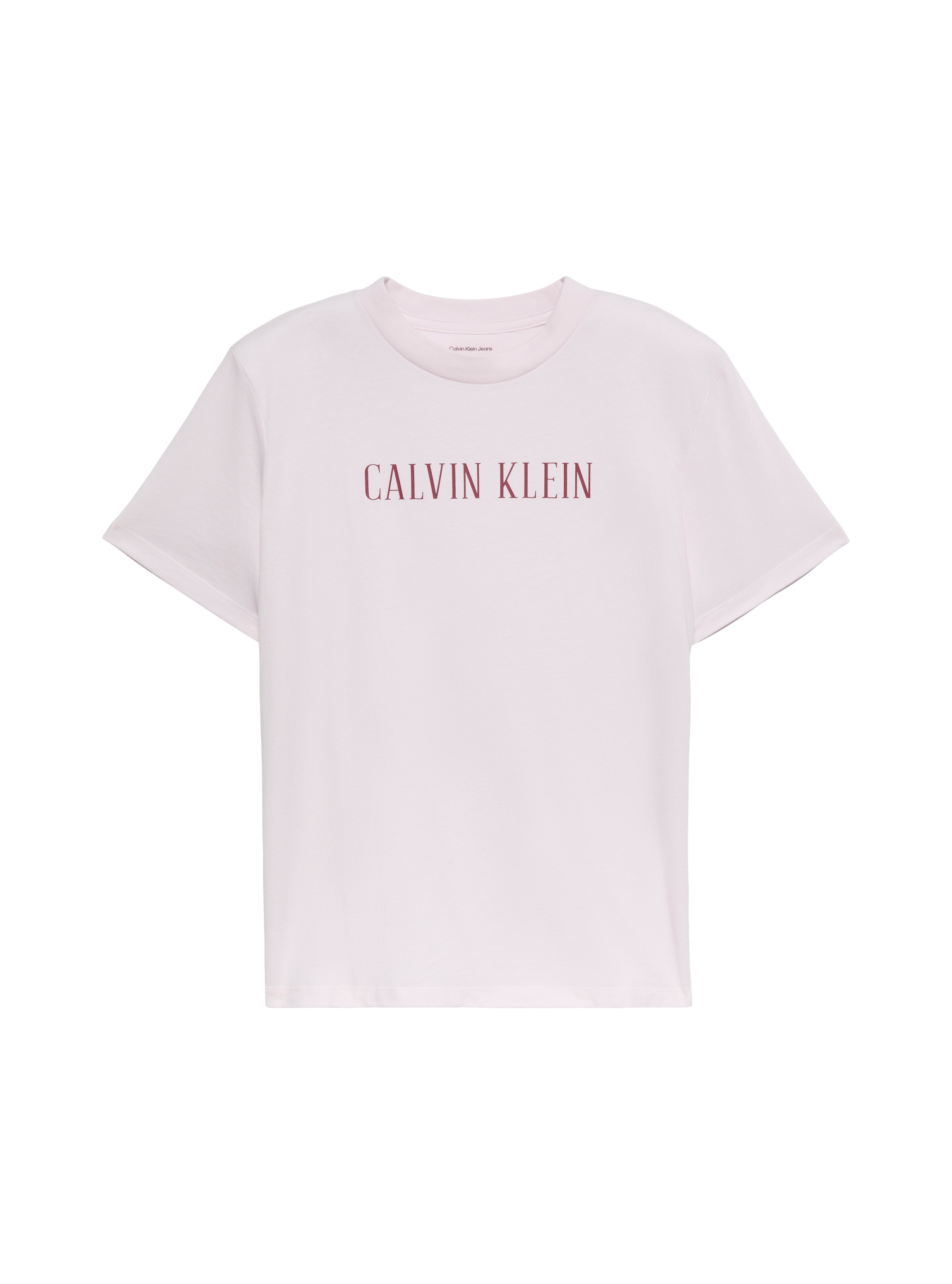Calvin Klein T-Shirt Rundhalsausschnitt, Regular Fit, Logoschriftzug