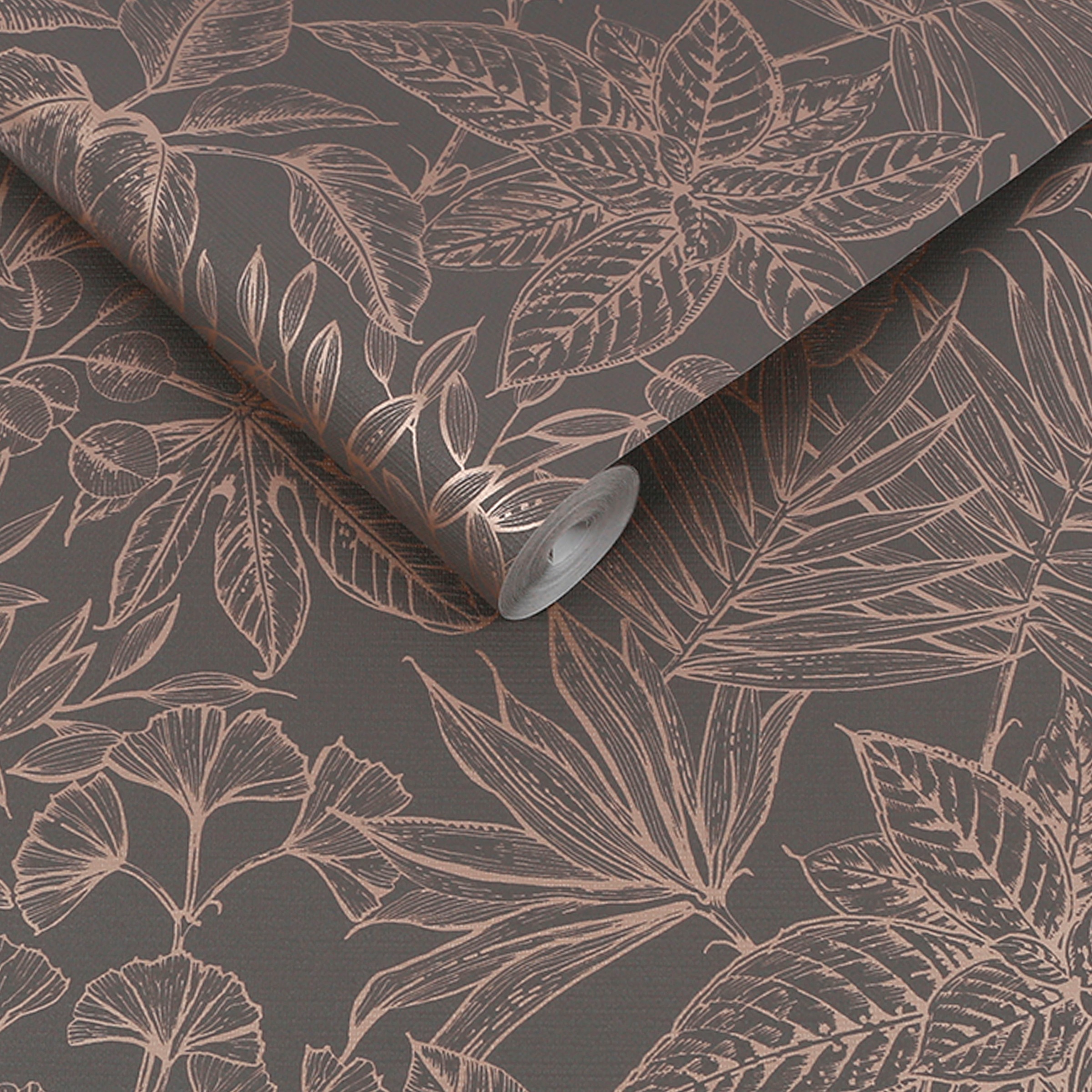 Boutique Vliestapete »Boutique - Vliestapete Paradise Smokey Quartz - 10mx52cm«, botanisch, Boutique - Vliestapete Paradise Smokey Quartz - 10mx52cm