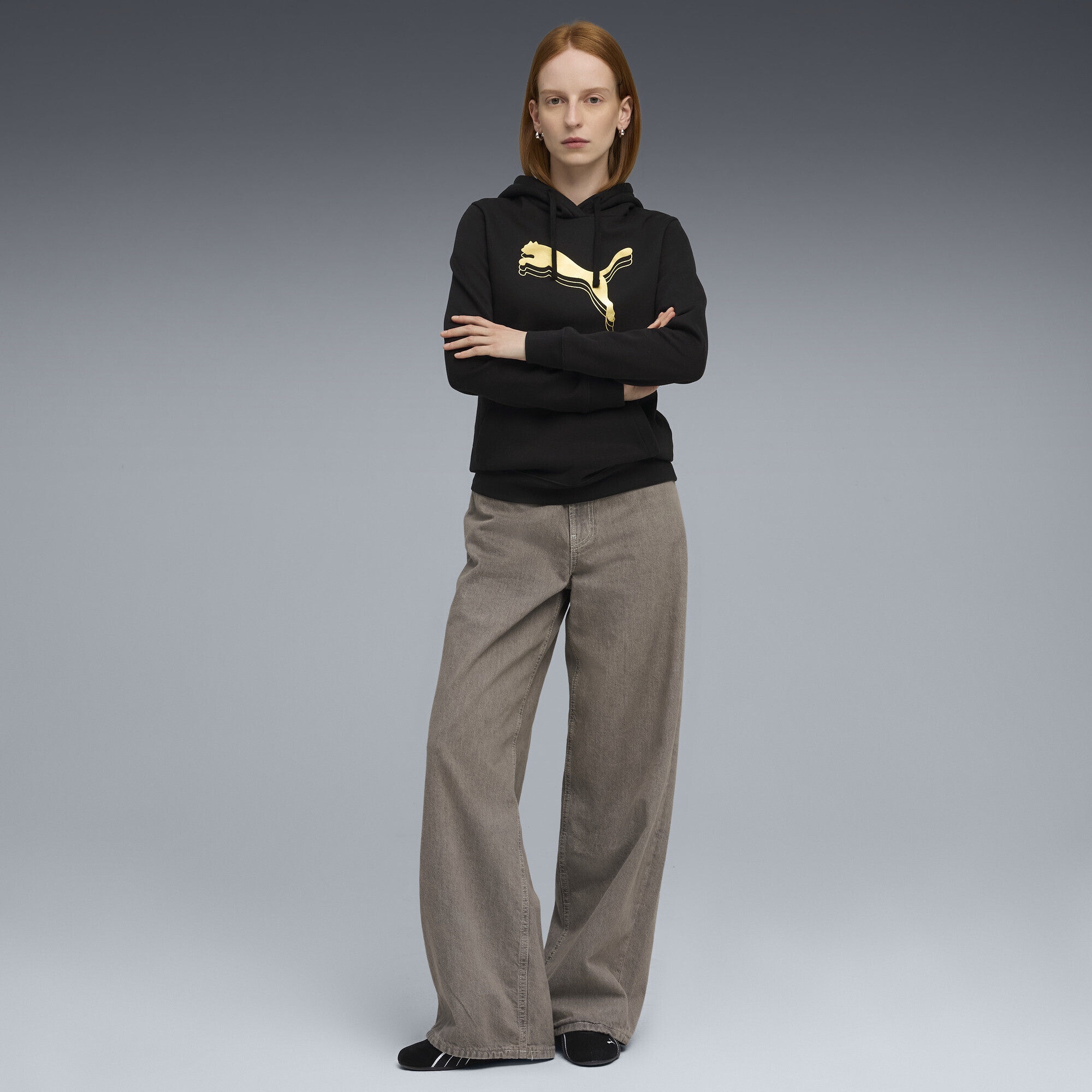 PUMA Hoodie »ESS METALLIC Hoodie Damen«