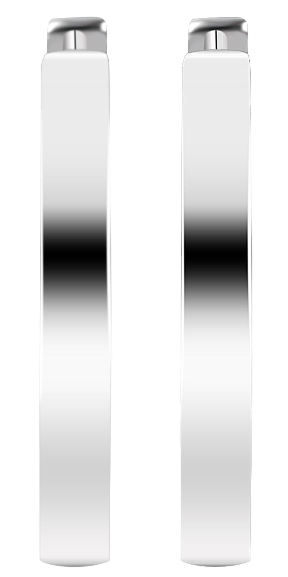 Adelia´s Klappcreolen »Damen Ohrringe – Klappcreole aus 925 Silber« Perfekt zum Verschenken an besondere Menschen