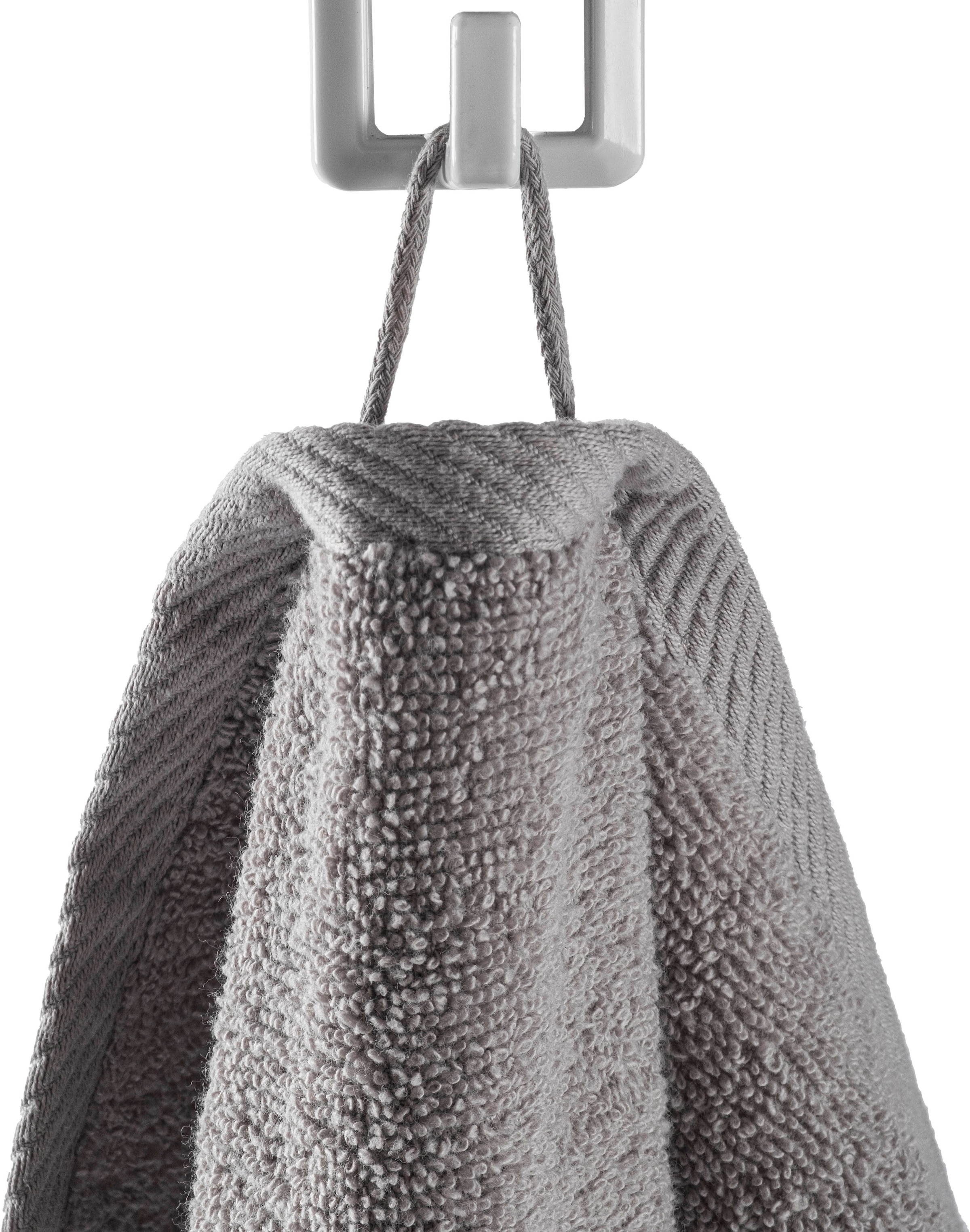 LeGer Home by Lena Gercke Handtuch Set »Lovina, Duschtücher, Handtücher, Seiftücher«, 6 tlg., Walkfrottier, Handtücher mit Logostikerei, 100% Baumwolle, einfarbig, weich