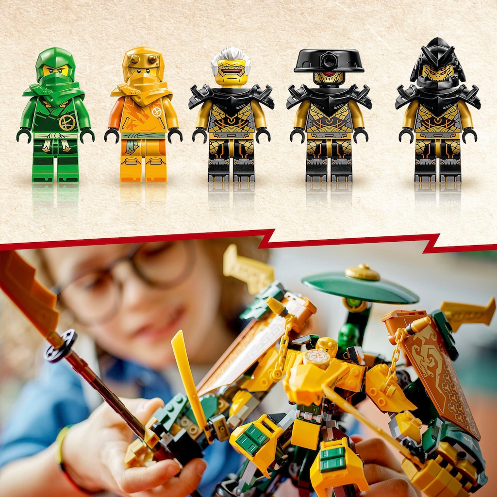 LEGO® Konstruktionsspielsteine »Lloyds und Arins Training-Mechs (71794), LEGO® NINJAGO«, (764 St.)