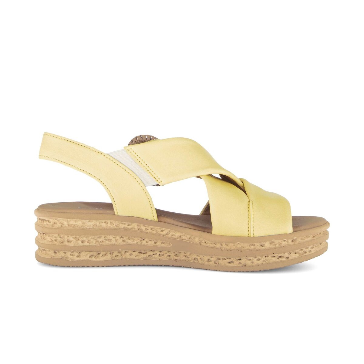 Gabor Plateau Sandale Women's Platform Sandals Yellow 40.5 2
