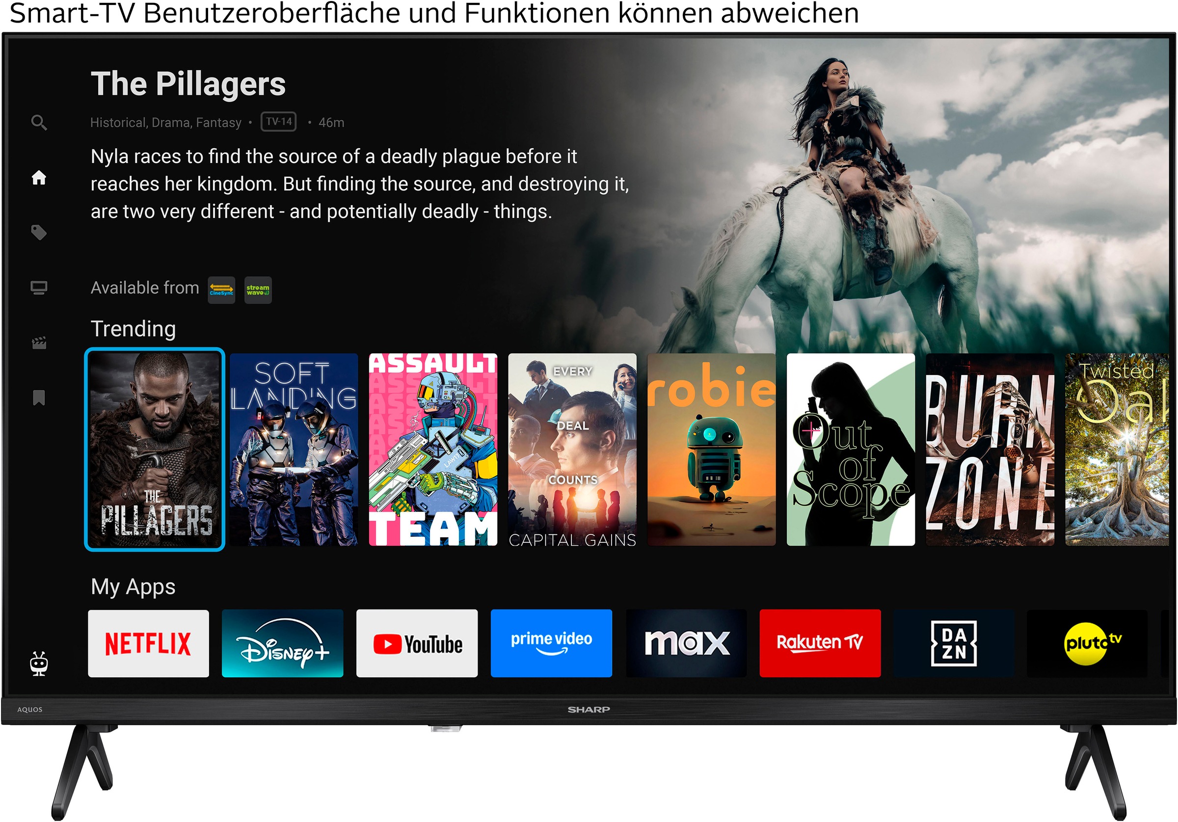 Sharp LED-Fernseher »1T-C32HEx«, HD, Smart-TV