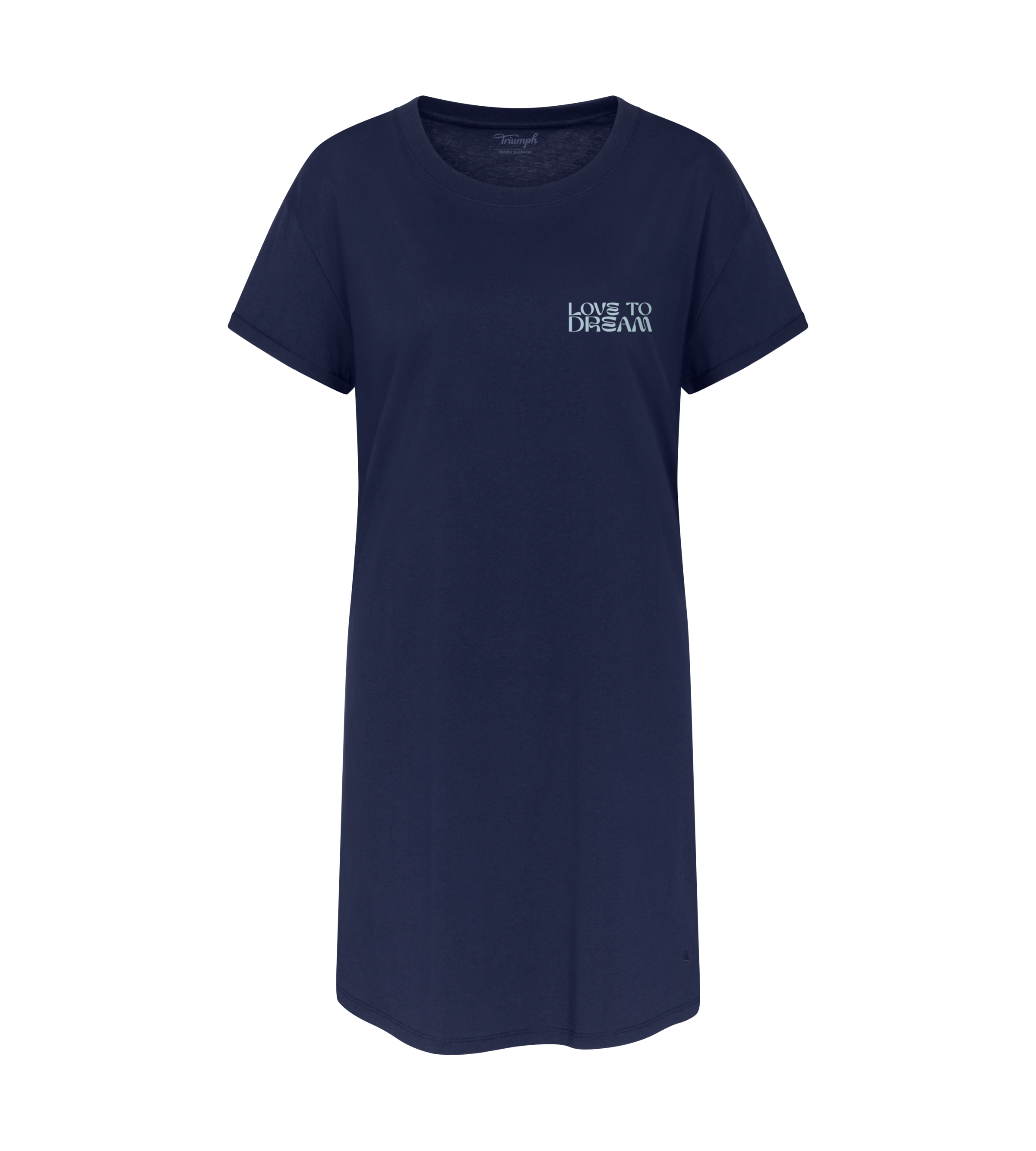 Triumph Nachthemd »Nightdresses NDK X«, weich, atmungsaktiv, gerippter Rundhalsausschnitt, Kurzarm