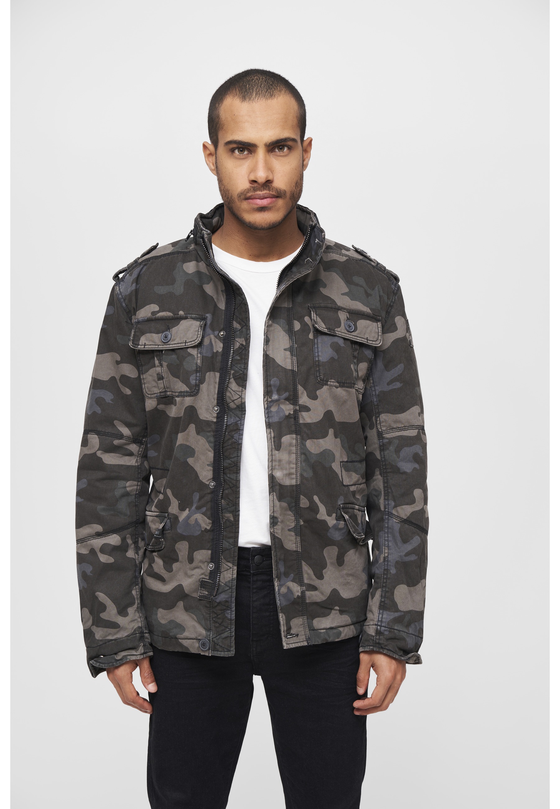 Brandit Allwetterjacke »Brandit Herren Britannia Winter Jacket« 1 Stk. tlg. ohne Kapuze