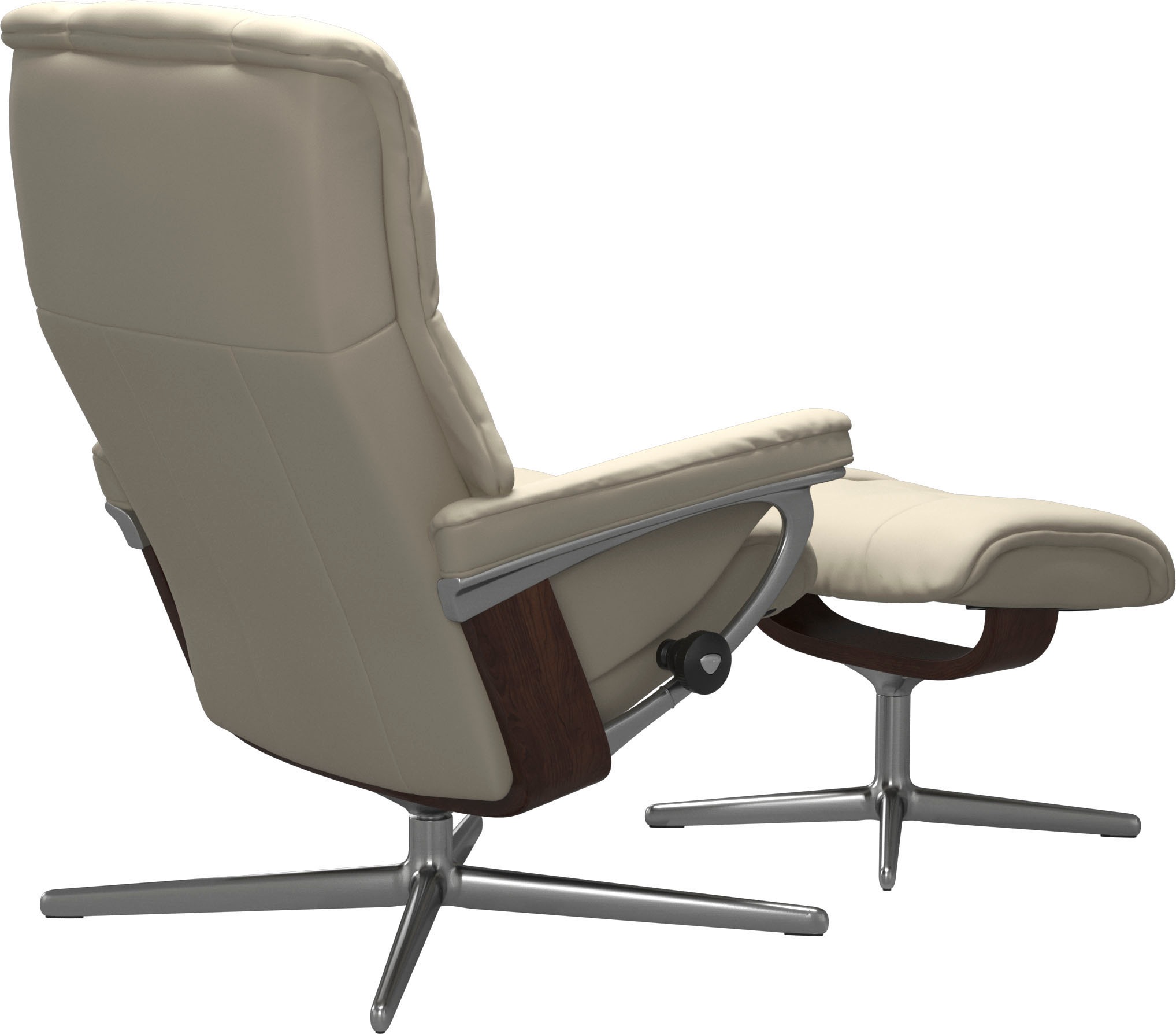 Stressless® Relaxsessel »Mayfair«, mit Cross Base, Größe S, M & L, Holzakzent Braun