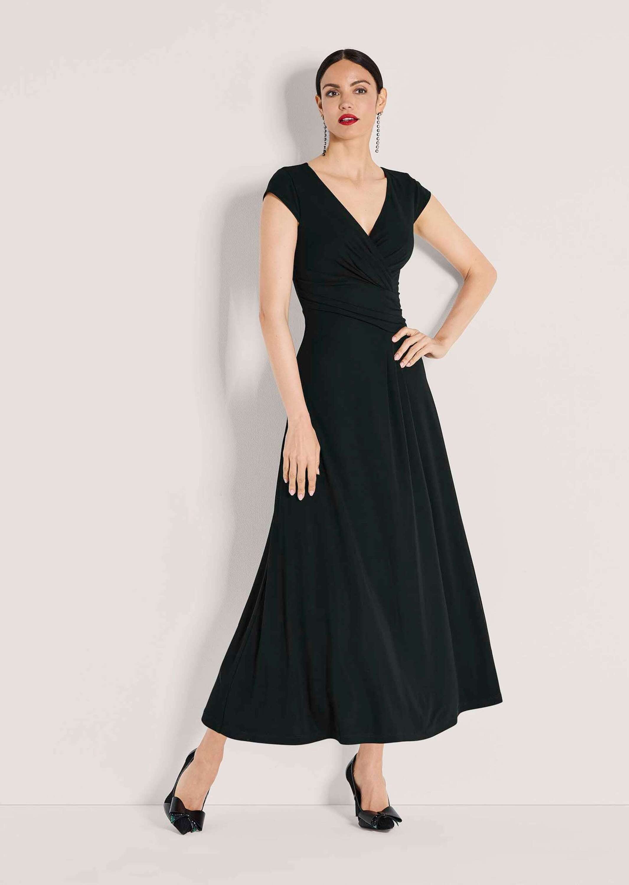 MADELEINE Wickelkleid »Abendkleid Maxikleid in Wickeloptik«