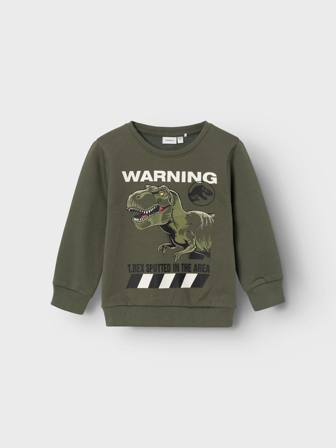 Name It Sweatshirt »NMMNAT JURASSIC SWEAT BRU NOOS SKY«