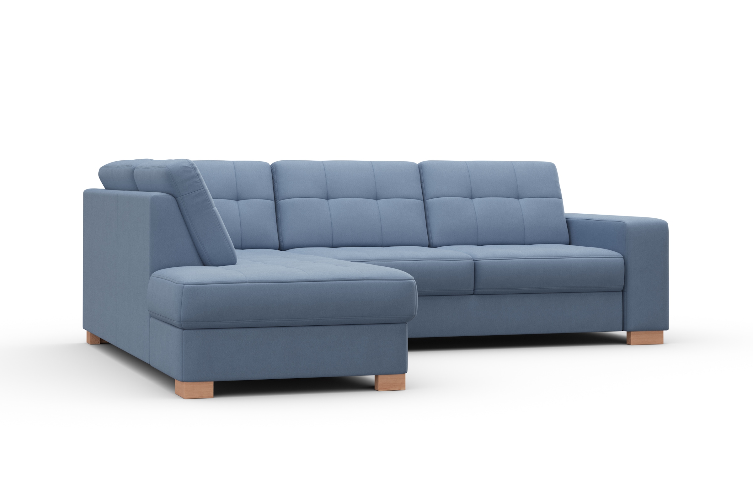 sit&more Ecksofa »Quincy L-Form« wahlweise mit Bettfunktion und Bettkasten
