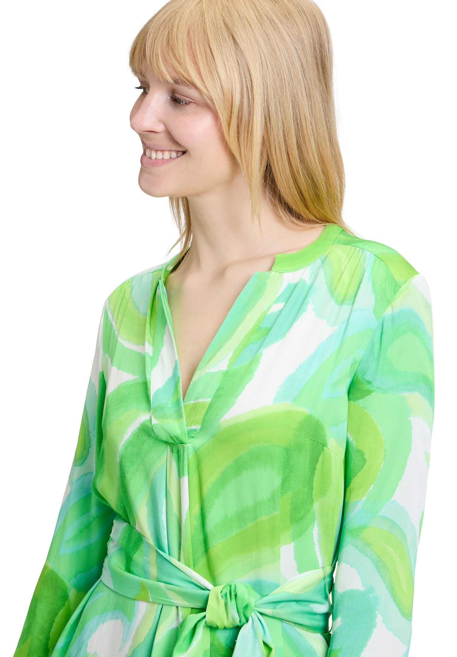 Betty Barclay Blusenkleid »Betty Barclay Damen Sommerkleid Blusenkleid mit Gürtel«, Druck