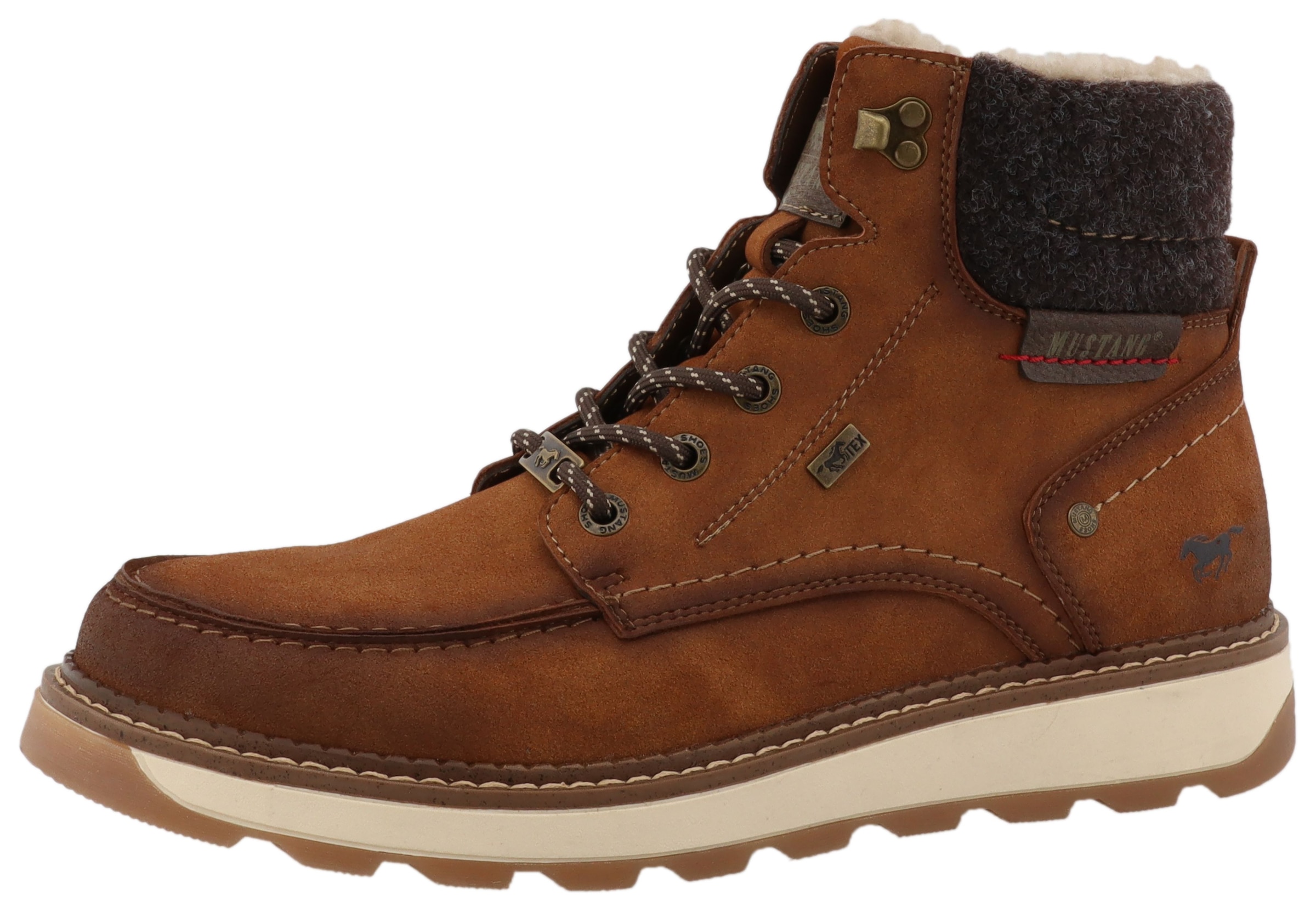 Mustang Shoes Winterstiefelette "Elio" Schnürstiefelette, Winterstiefelette günstig online kaufen