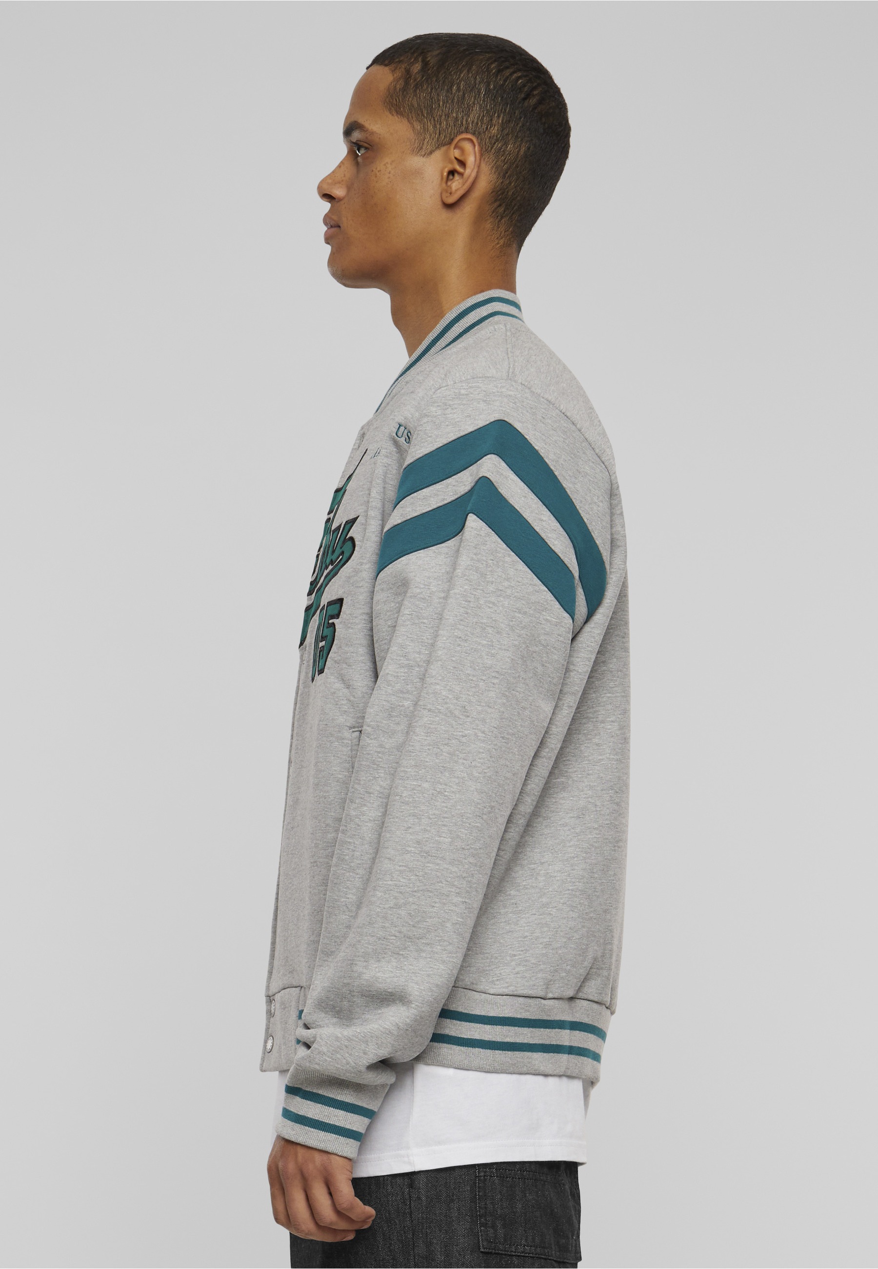 Fubu Collegejacke »Fubu Herren FM223-005-1 Varsity Sweat College Jacket« 1 Stk. tlg. ohne Kapuze