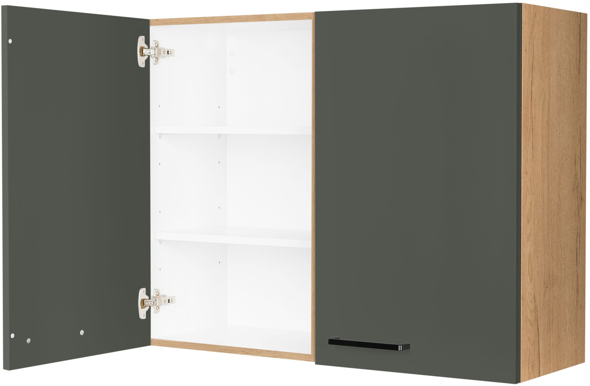 nobilia® Hängeschrank »"Easytouch", vormontiert, mit zwei Einlegeböden,«, Breite 90 cm