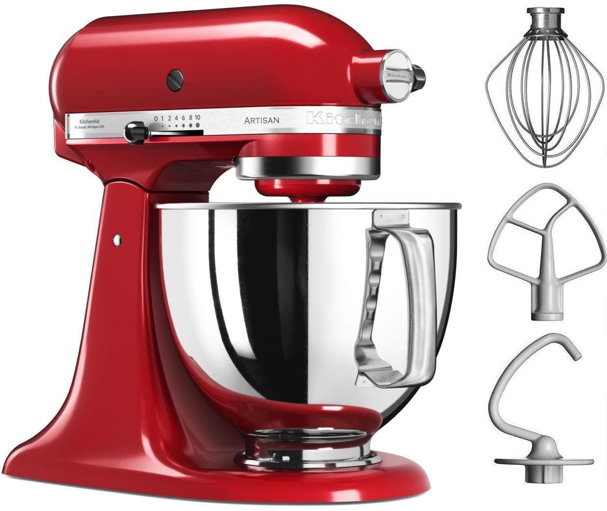 KitchenAid Küchenmaschine »5KSM125EER EMPIRE ROT«...