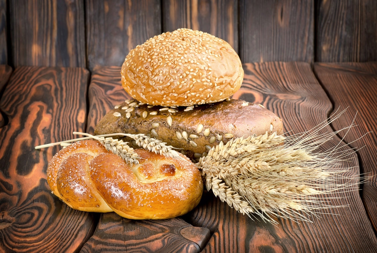 Papermoon Fototapete »Brote«