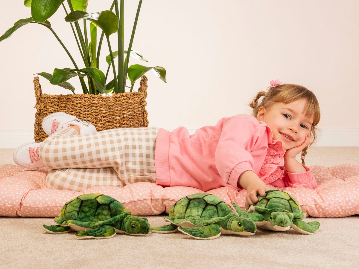 Teddy Hermann® Kuscheltier »Wasserschildkröte, 23 cm«, zum Teil aus recyceltem Material