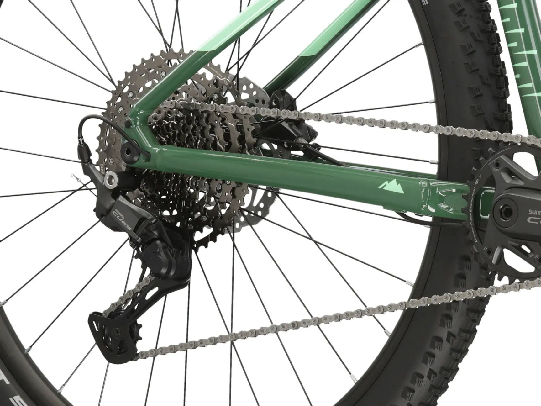 Kross Mountainbike »KROSS Mountainbike Hardtail Level 5.0 grün 11 Gänge«, 11 Gang, Shimano, CUES U6000 Schaltwerk, Kettenschaltung