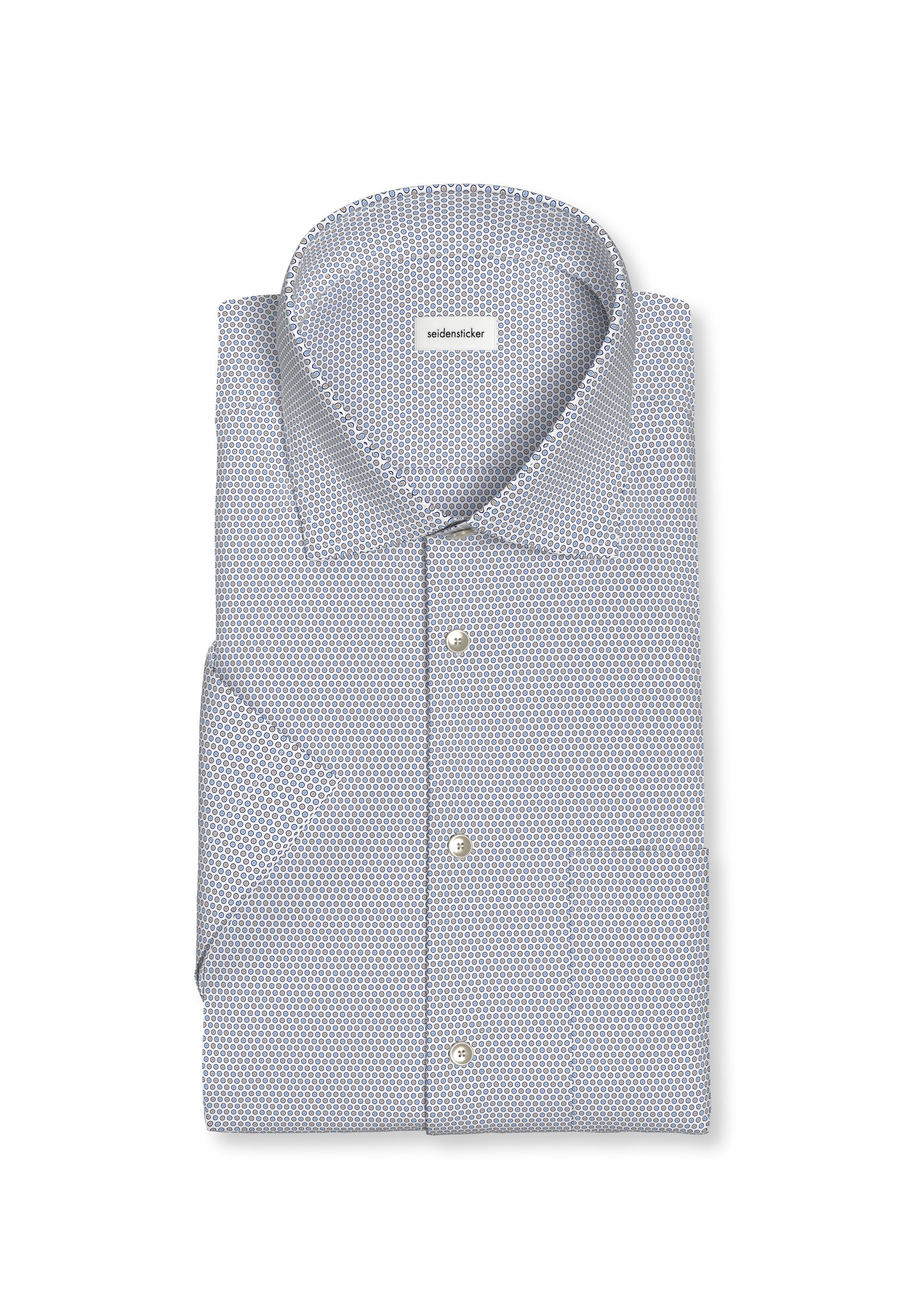 seidensticker Businesshemd »Regular« Regular Kurzarm Kentkragen Druck