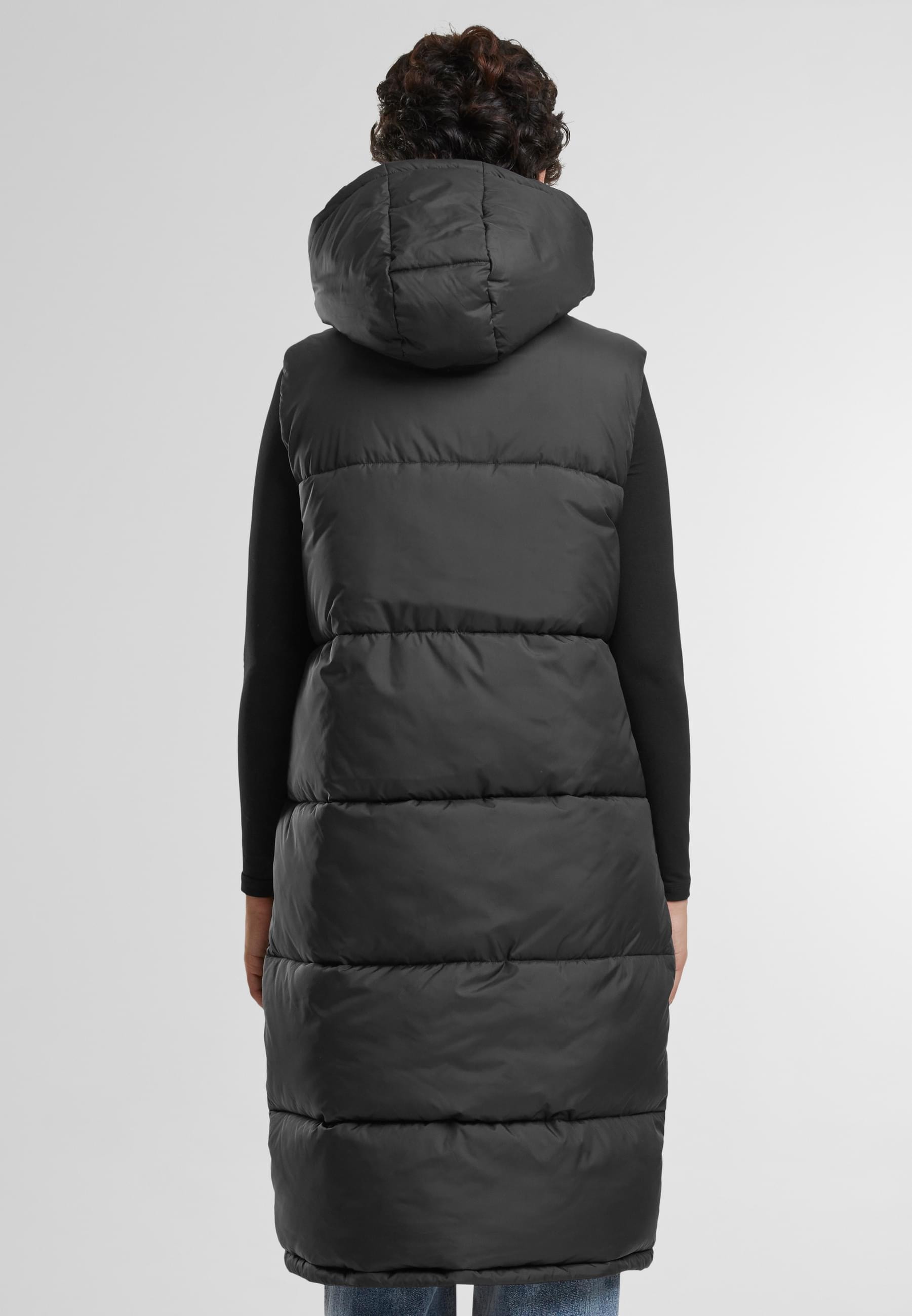 URBAN CLASSICS Steppweste »Urban Classics Ladies Long Hooded Puffer Vest«