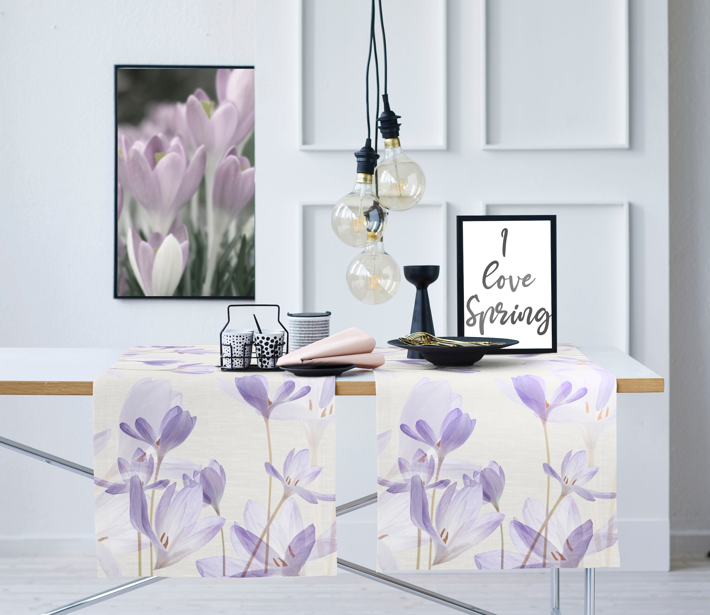 APELT Tischläufer Frühling«, SPRINGTIME, Frühjahrsdeko, »6508 St.), BAUR (1 Digitaldruck 