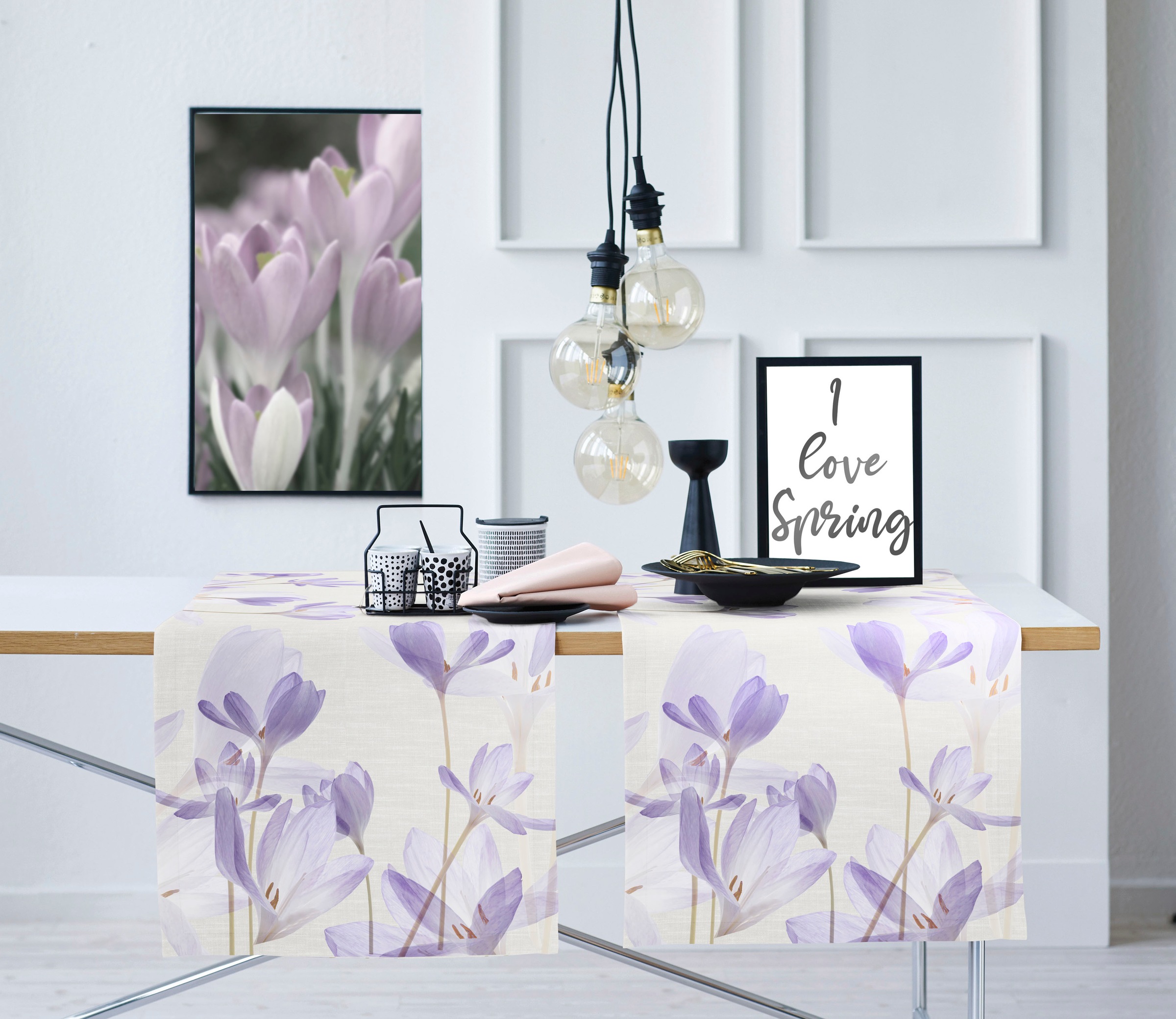 APELT Tischläufer "6508 SPRINGTIME, Frühjahrsdeko, Frühling" Digitaldruck günstig online kaufen