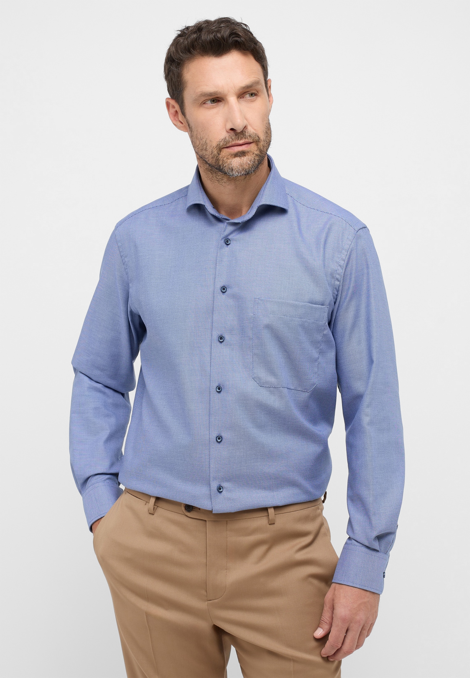 Eterna Langarmhemd "COMFORT FIT", NON IRON (bügelfrei) günstig online kaufen