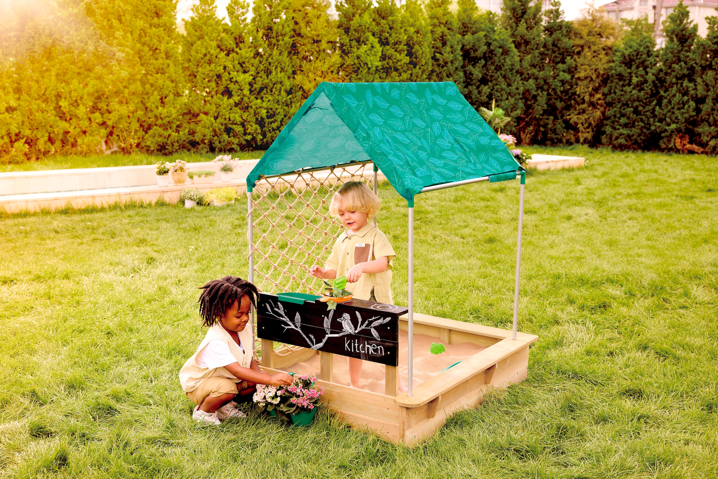Hape Sandkasten »All-in-One«, (Set)
