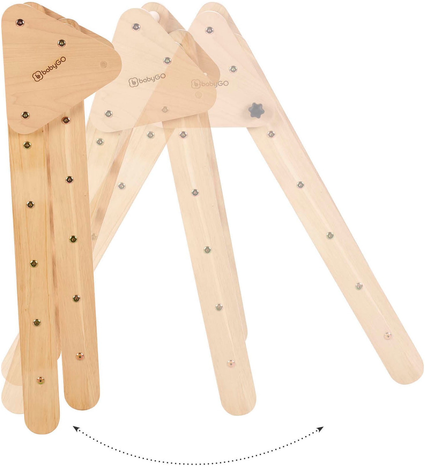 BabyGo Klettergerüst »Woodland 2 Kletterdreieck« aus Holz