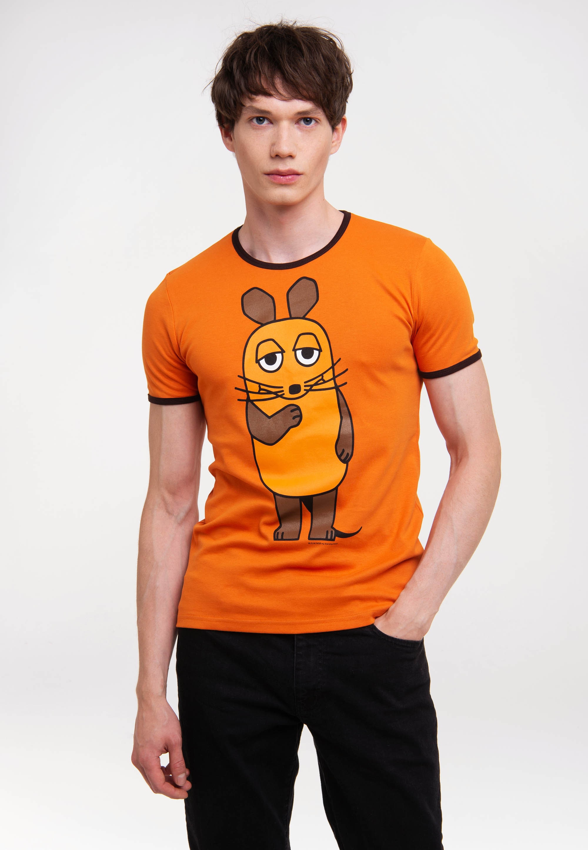 LOGOSHIRT T-Shirt »Die Sendung mit der Maus - Die Maus«, mit lizenziertem  Print ▷ bestellen | BAUR | T-Shirts